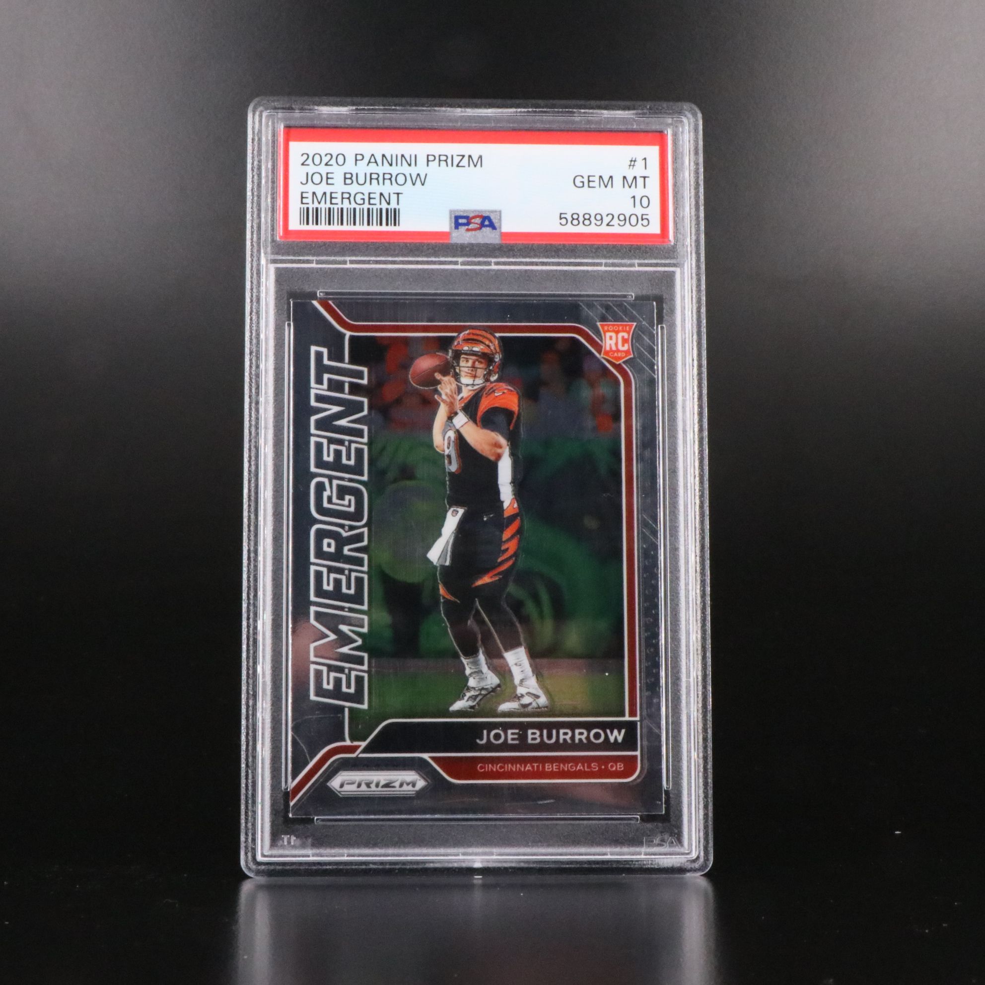 2020 Prizm and Mosaic Joe Burrow Rookie Cards Graded PSA 10 with More