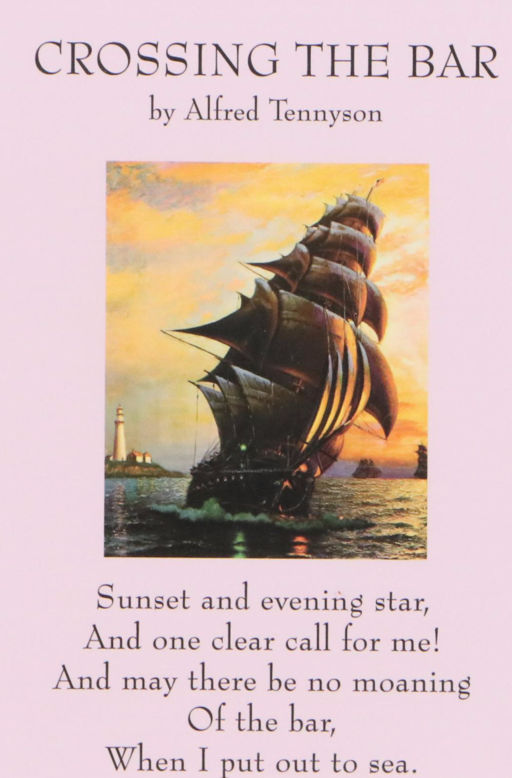 DIgital Print "Crossing the Bar," 21st Century