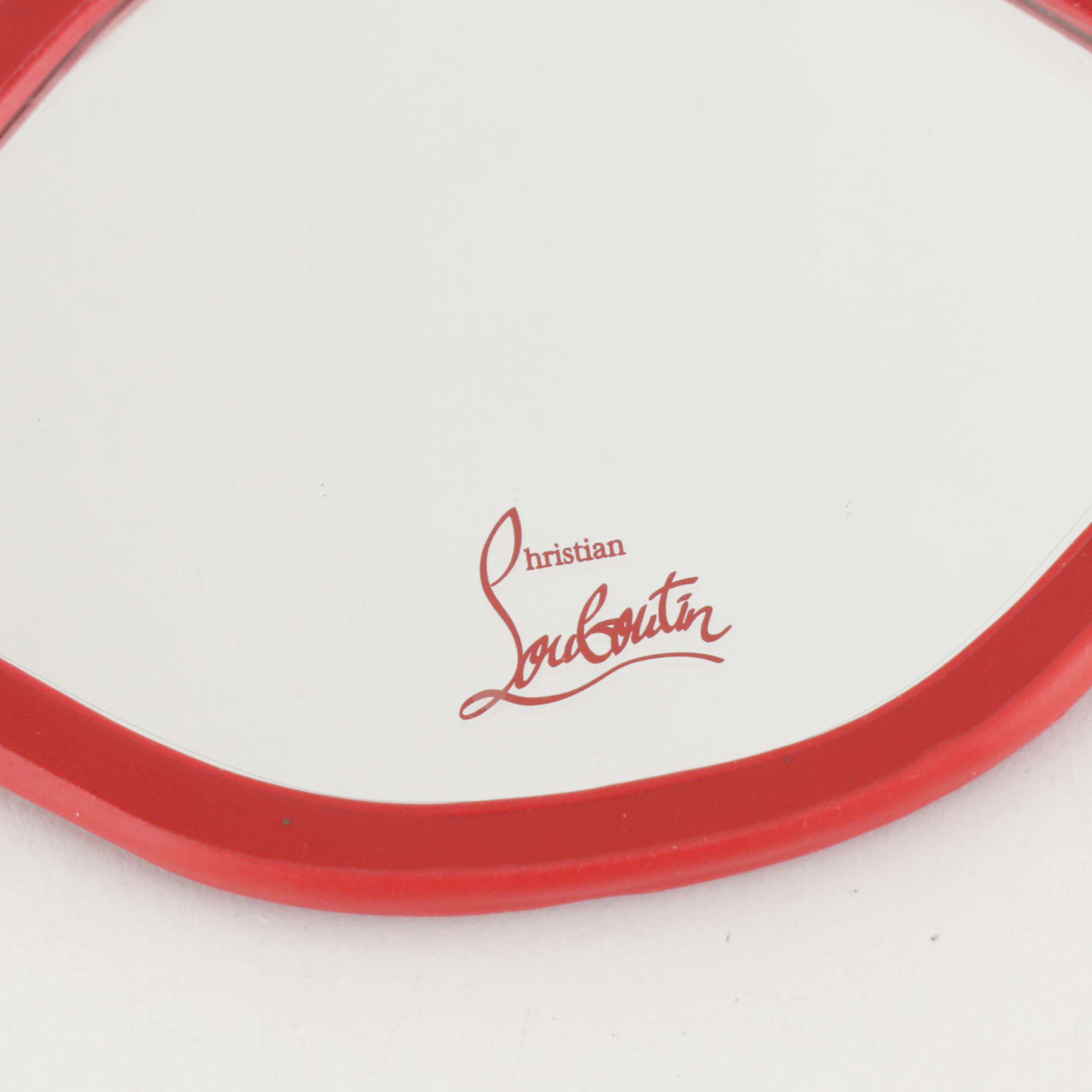 Christian Louboutin Beauty Red Lip Shape Compact Mirror