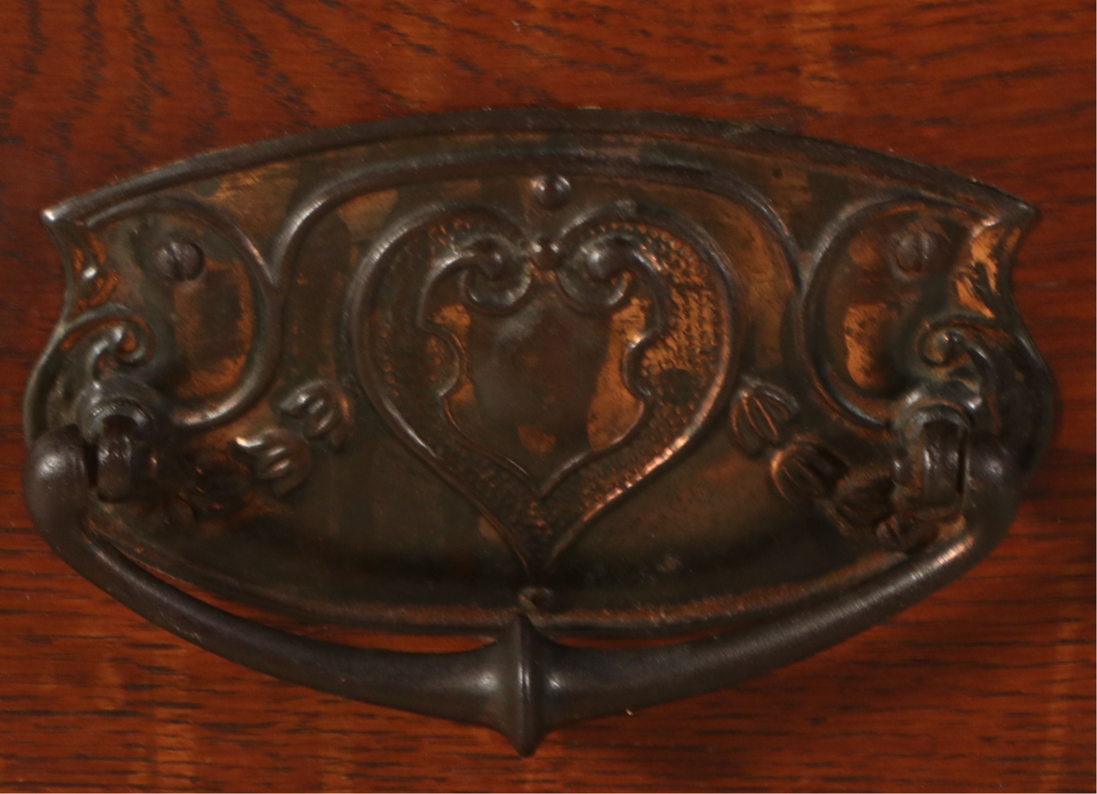 Late Victorian Walnut and Marble Wash Stand, Late 19th/Early 20th Century