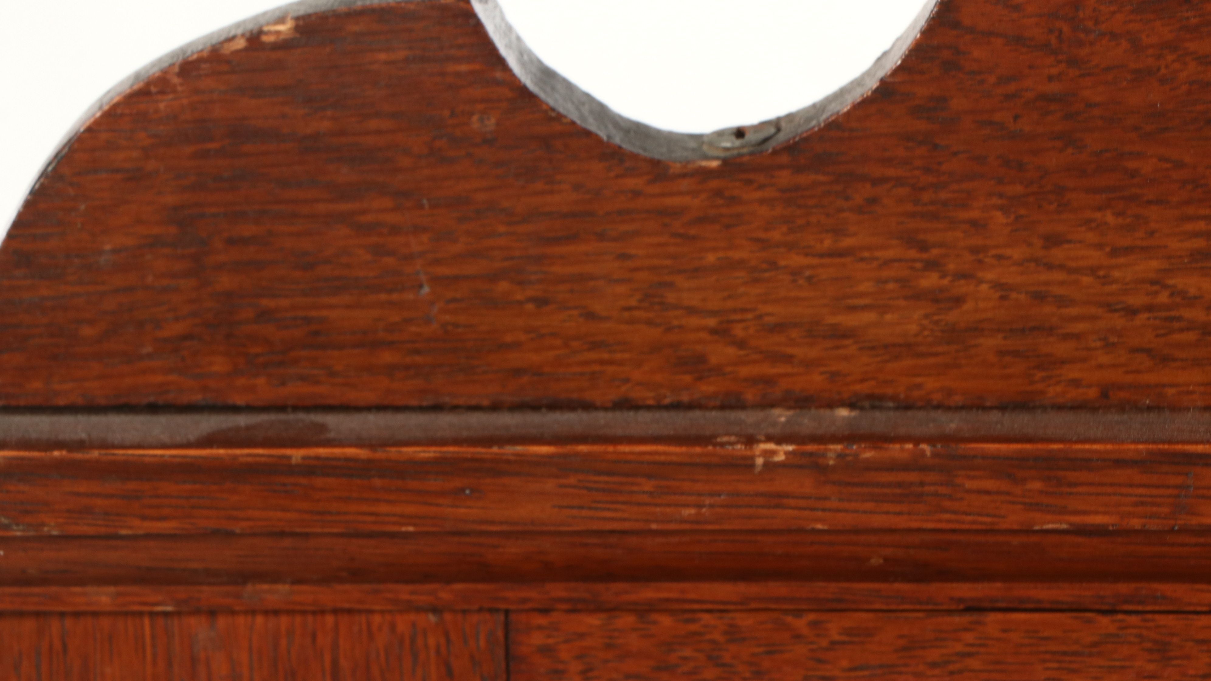 Late Victorian Walnut and Marble Wash Stand, Late 19th/Early 20th Century