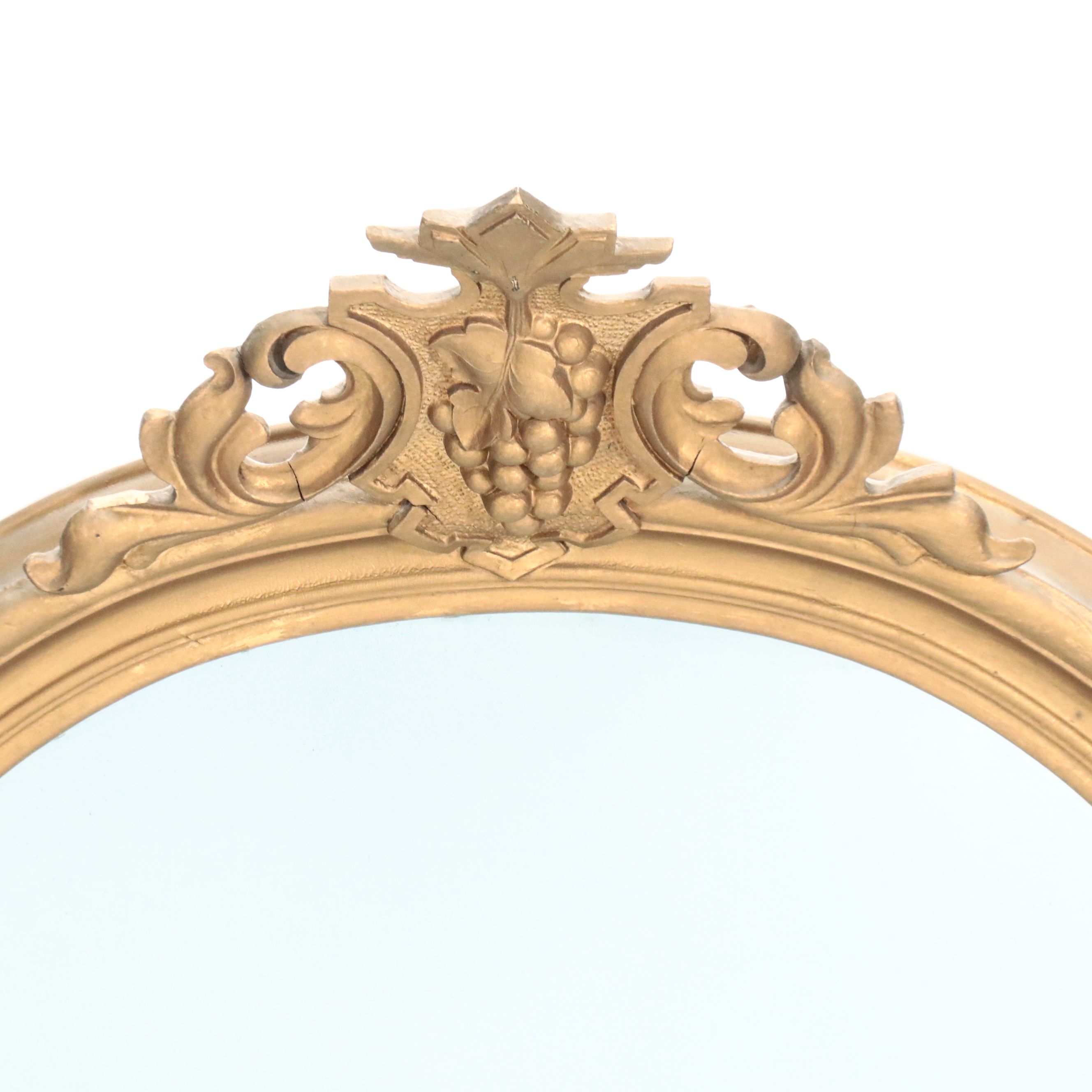 Victorian Style Gold Painted Wall Mirror