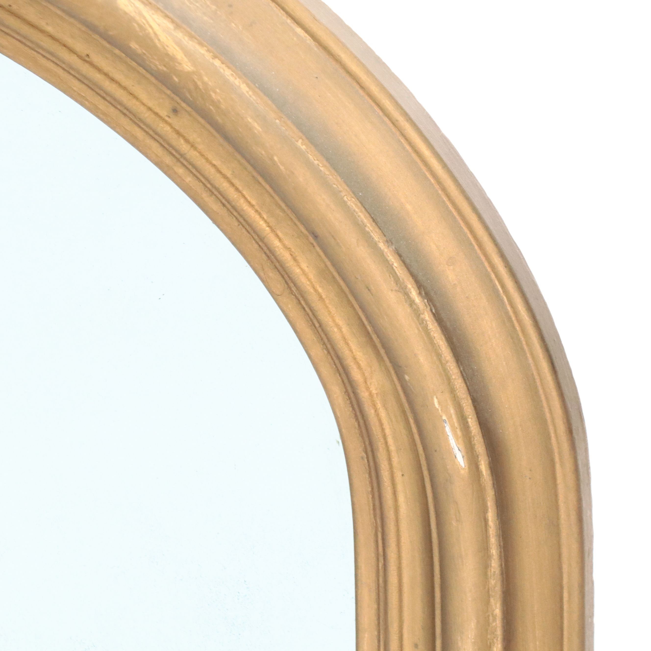 Victorian Style Gold Painted Wall Mirror