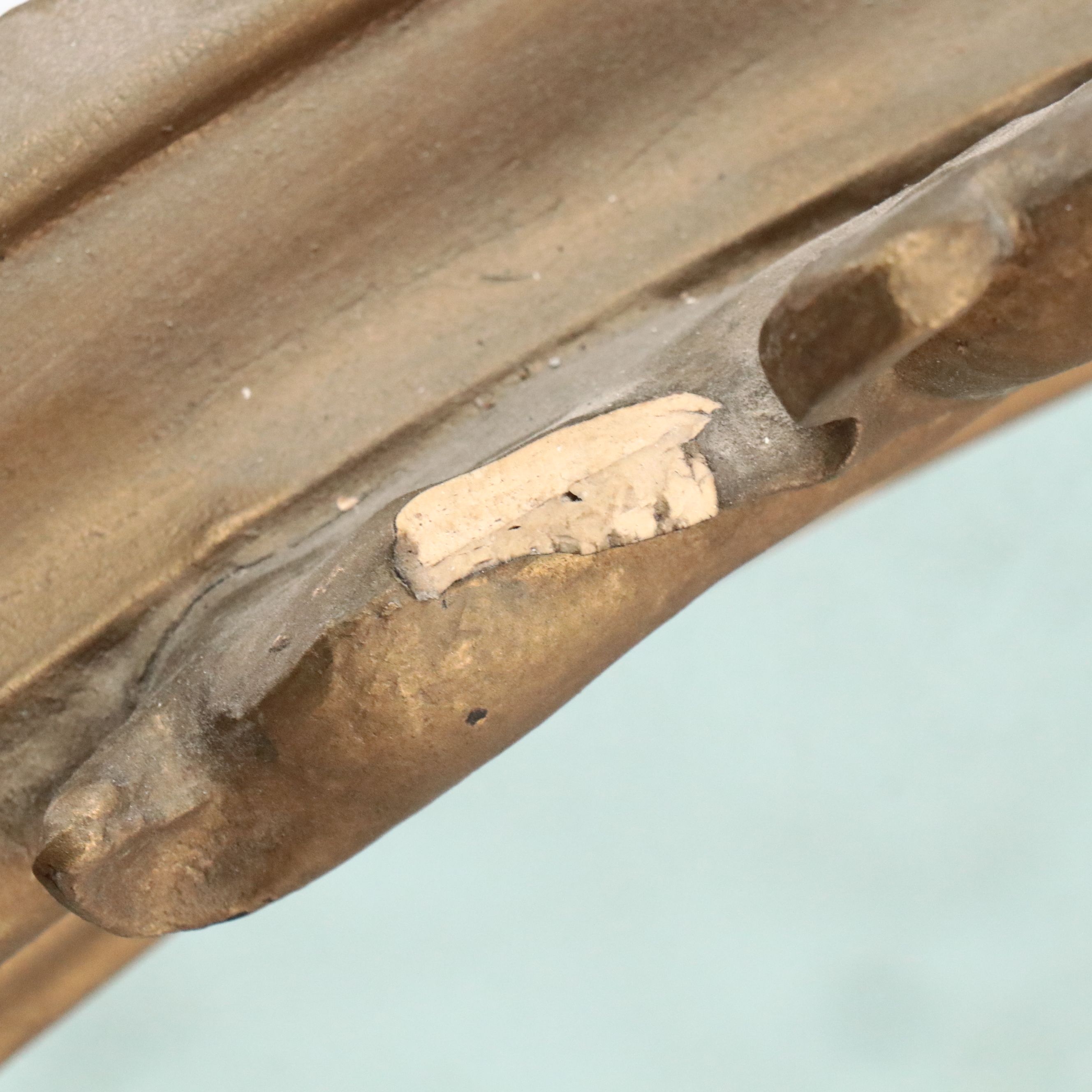 Victorian Style Gold Painted Wall Mirror