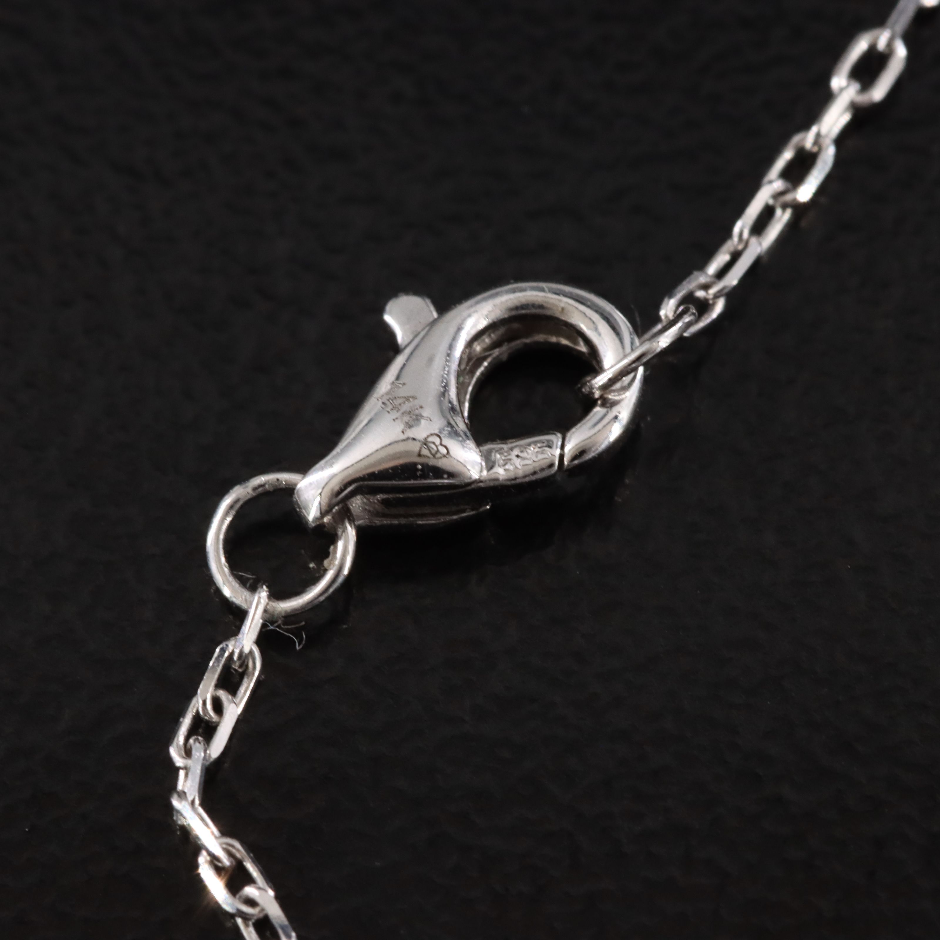 14K 3.36 CTW Lab Grown Diamond Station Necklace