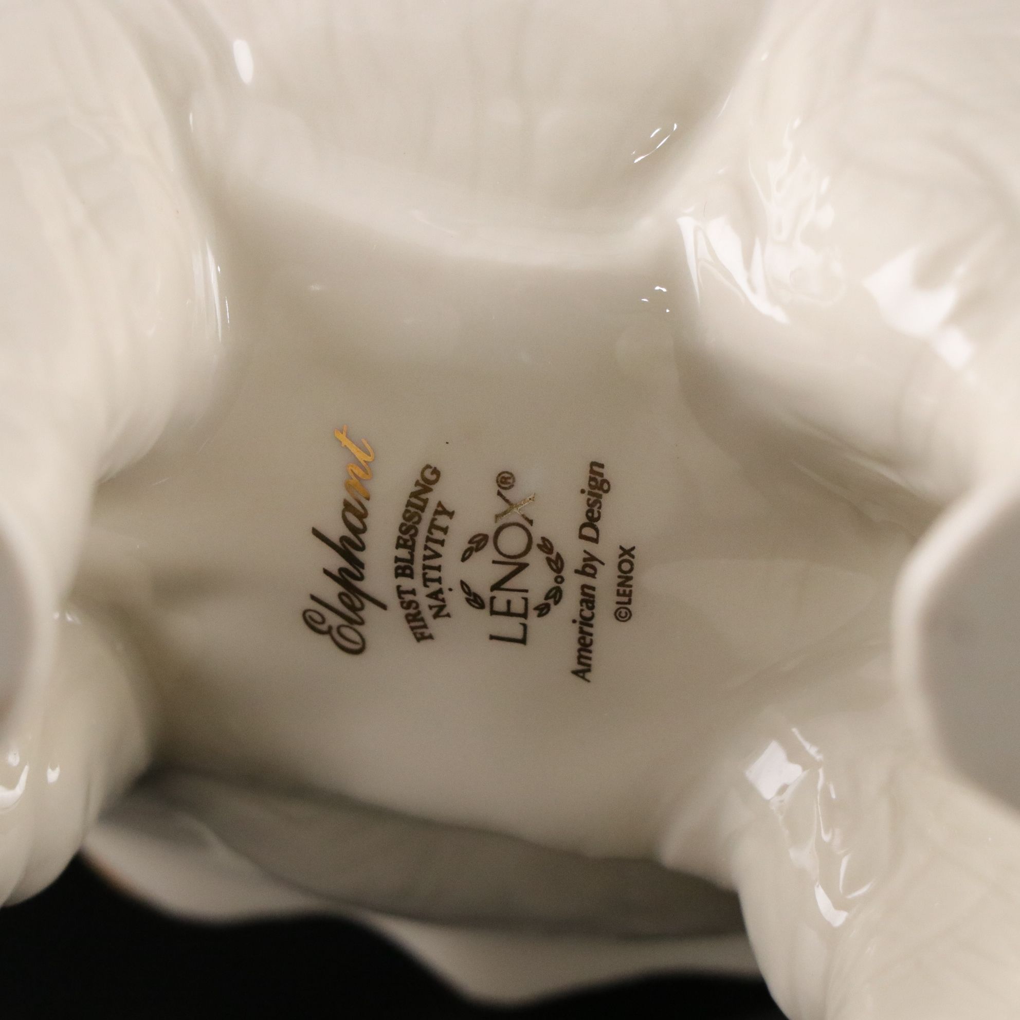 Lenox First Blessing Nativity "Elephant" Bone China Figurine