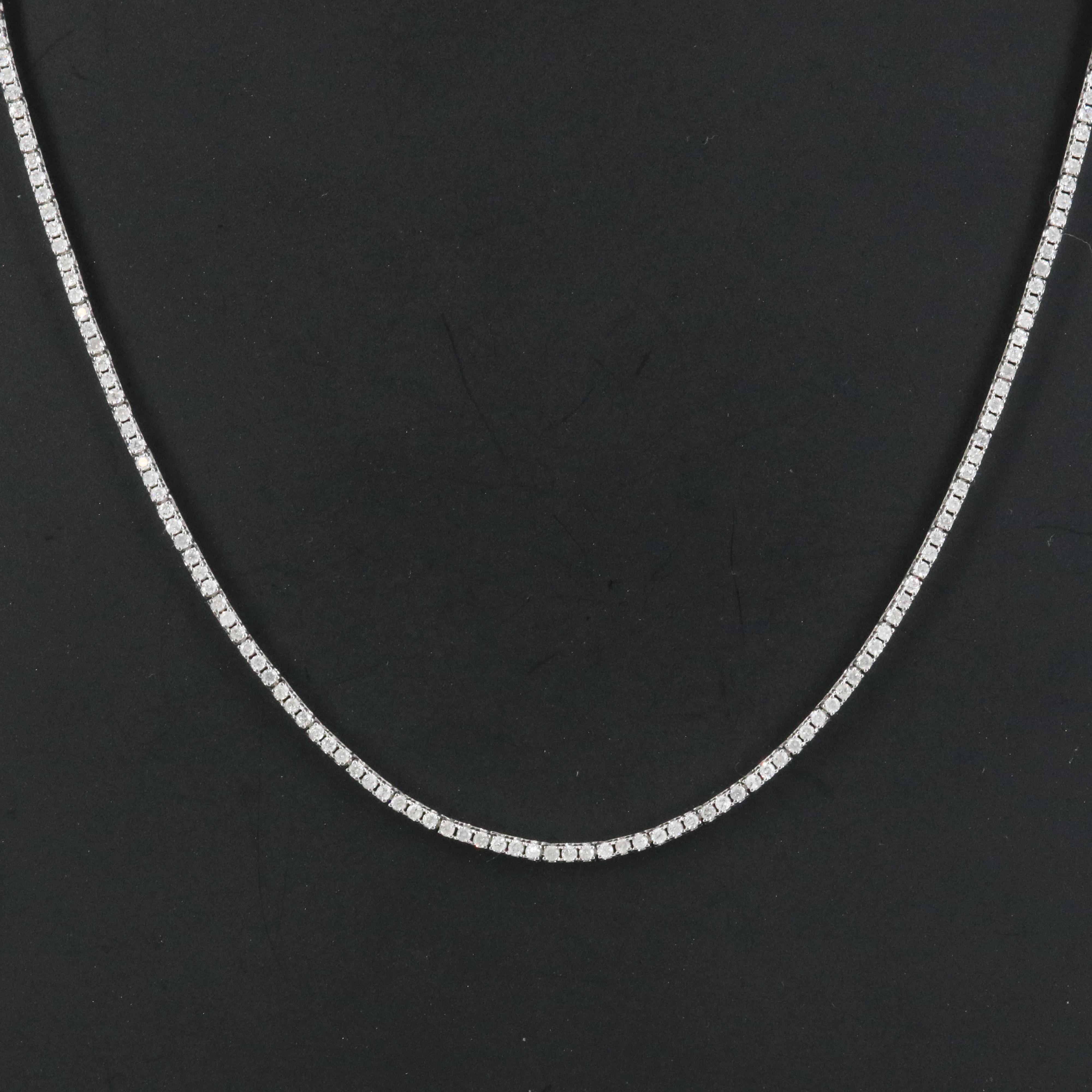 14K 3.00 CTW Diamond Riviera Necklace