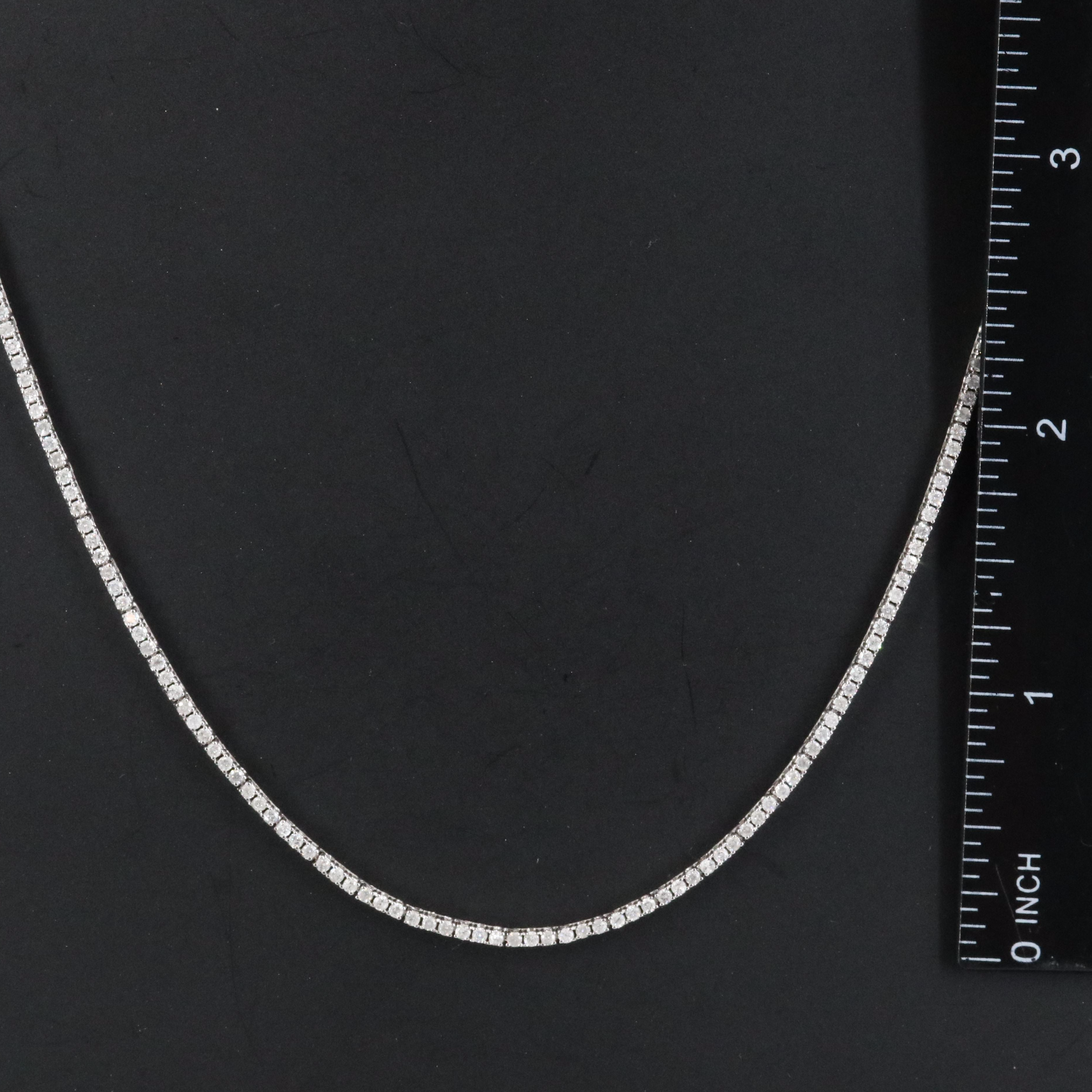 14K 3.00 CTW Diamond Riviera Necklace