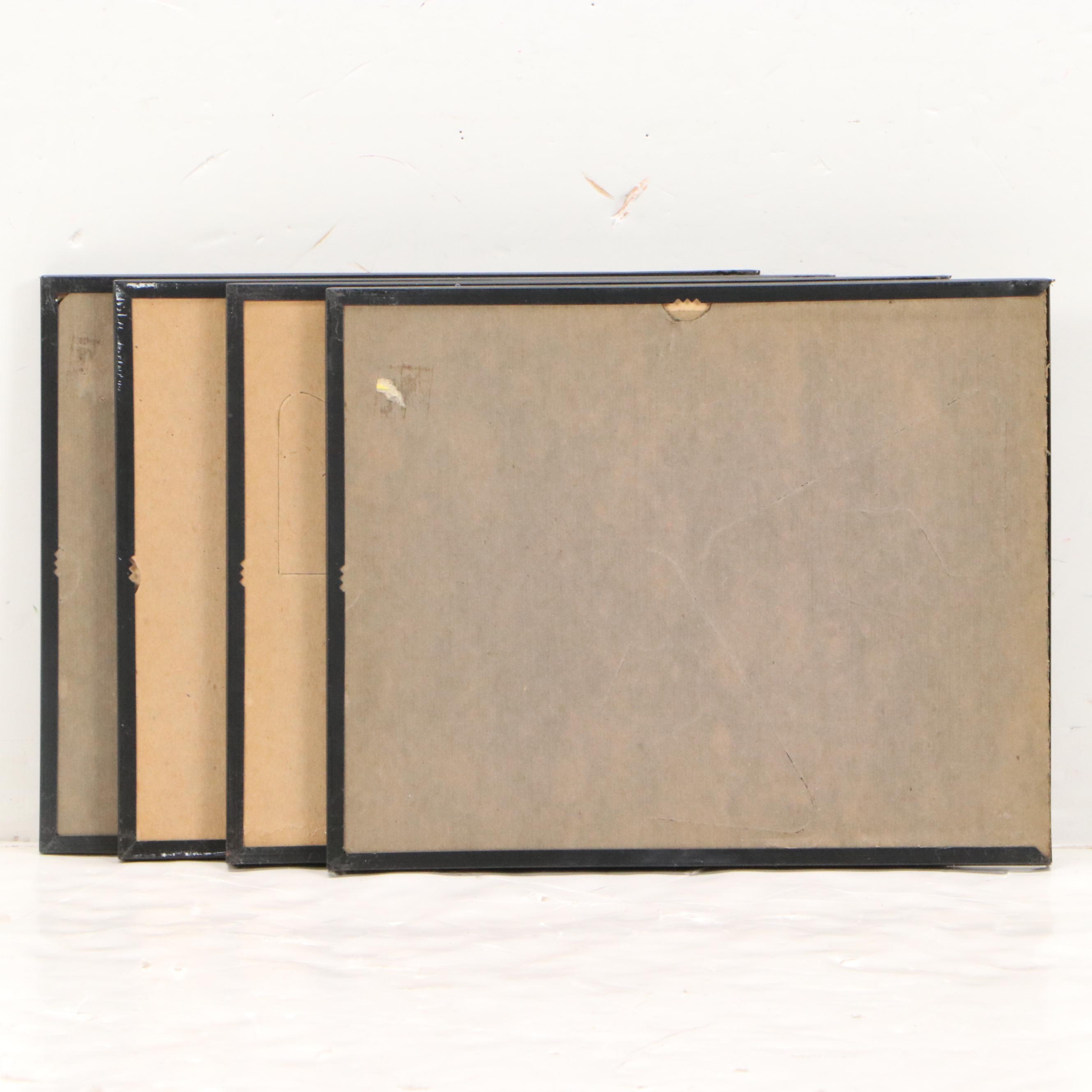 Foil Halftone Prints After Lionel Barrymore "Courtyard Venice" and More