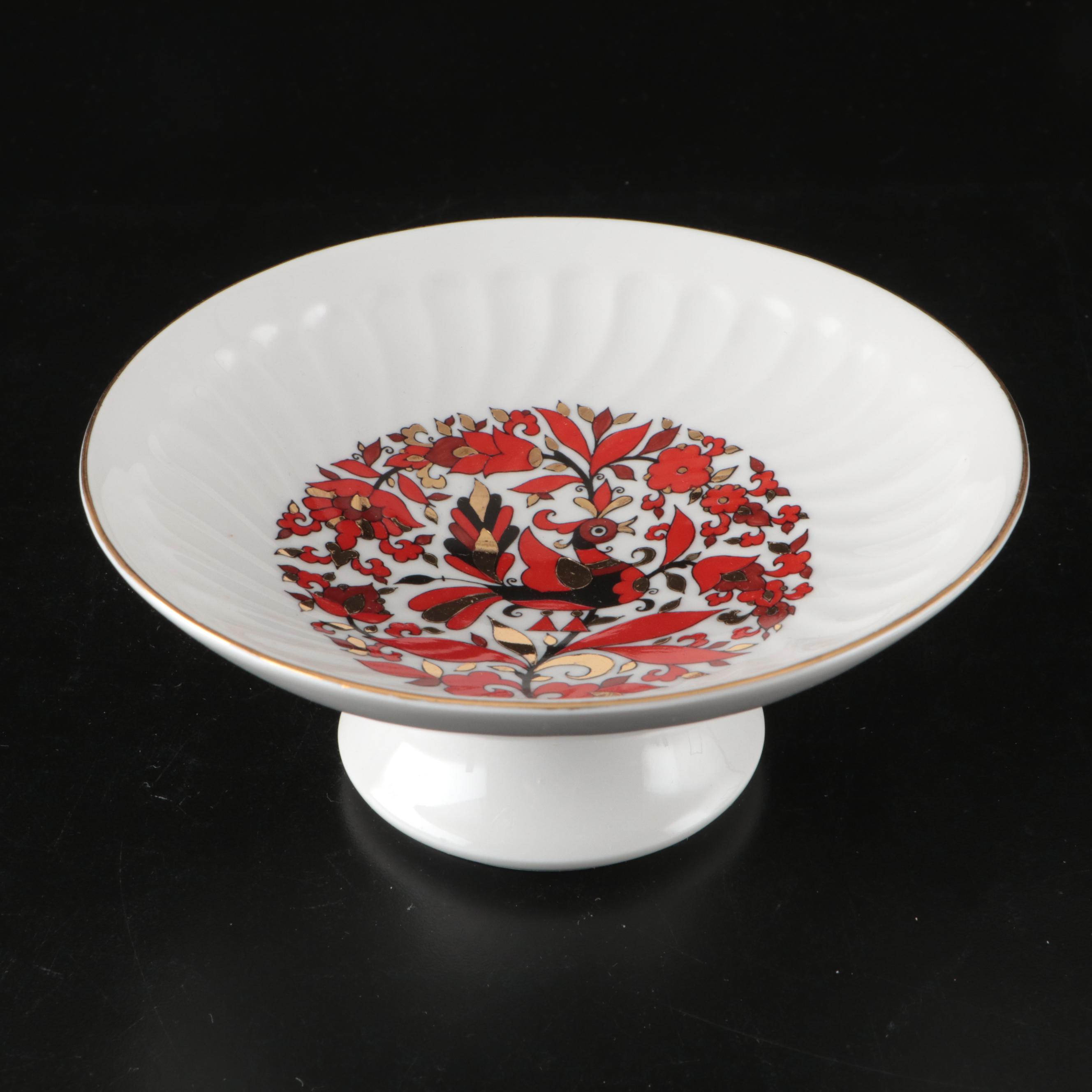 Lomonosov "Folklorette" Russian Porcelain Tea Set, 2002-2006