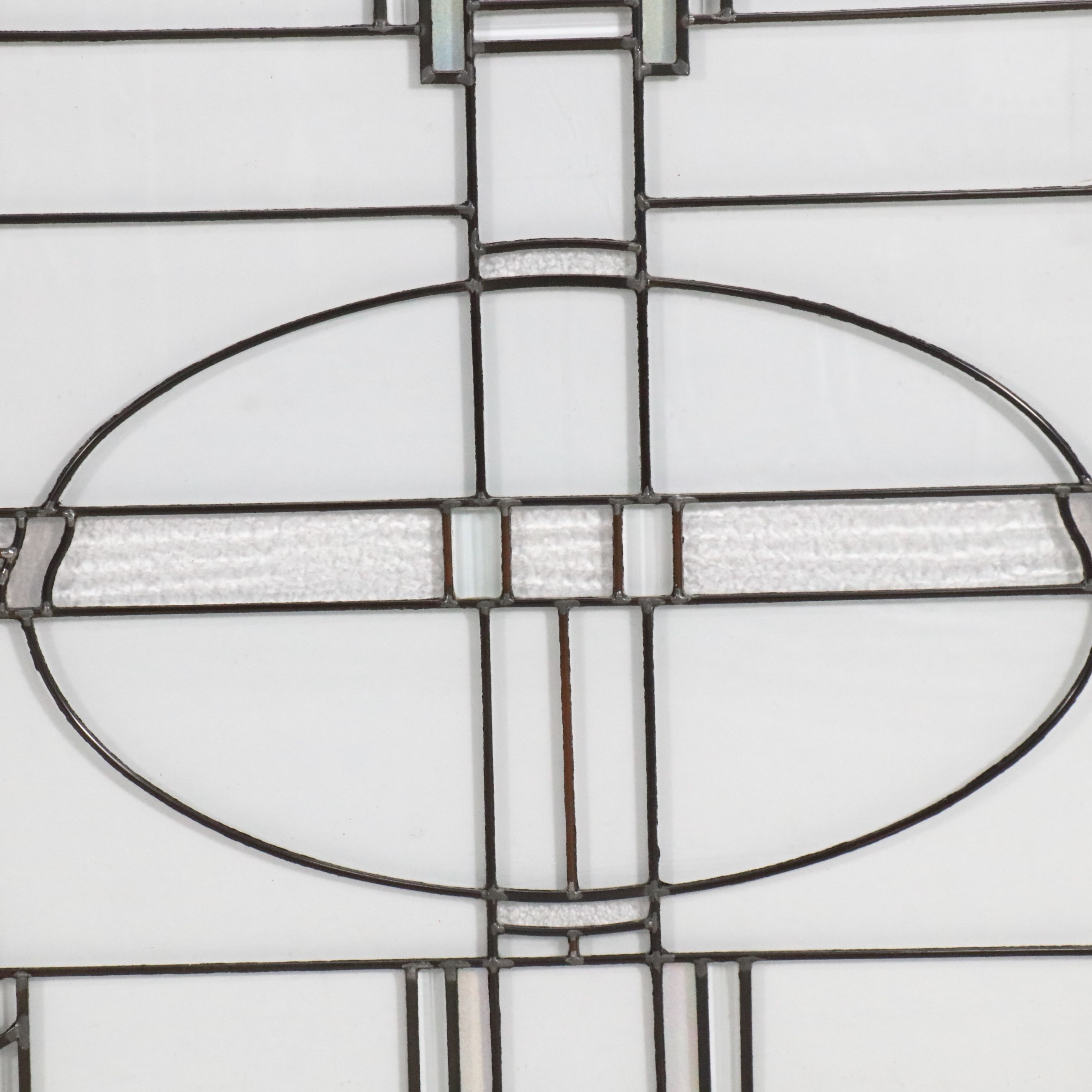 Architectural Art Glass Studio Prairie Style Stained Glass Panel