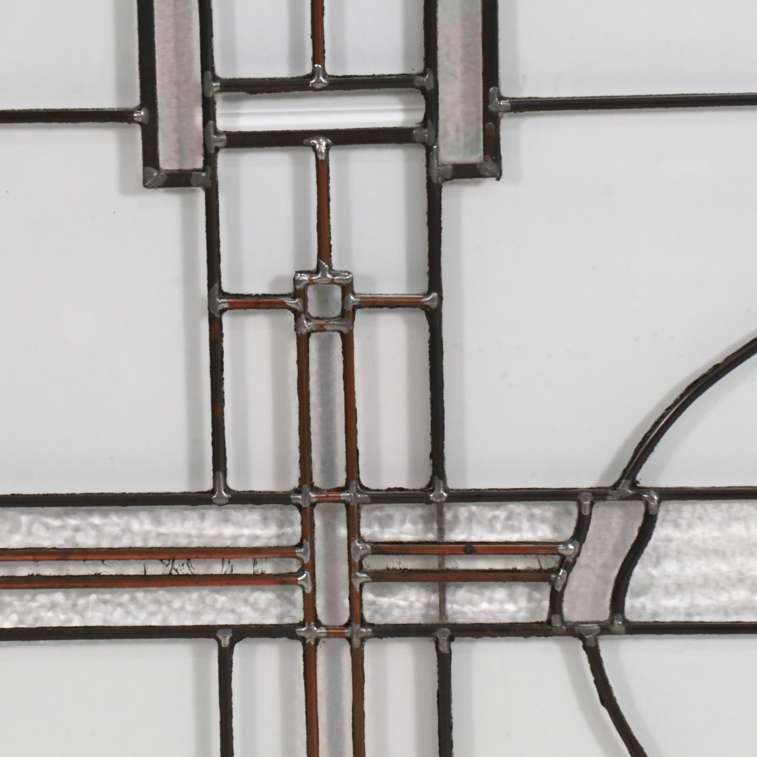 Architectural Art Glass Studio Prairie Style Stained Glass Panel