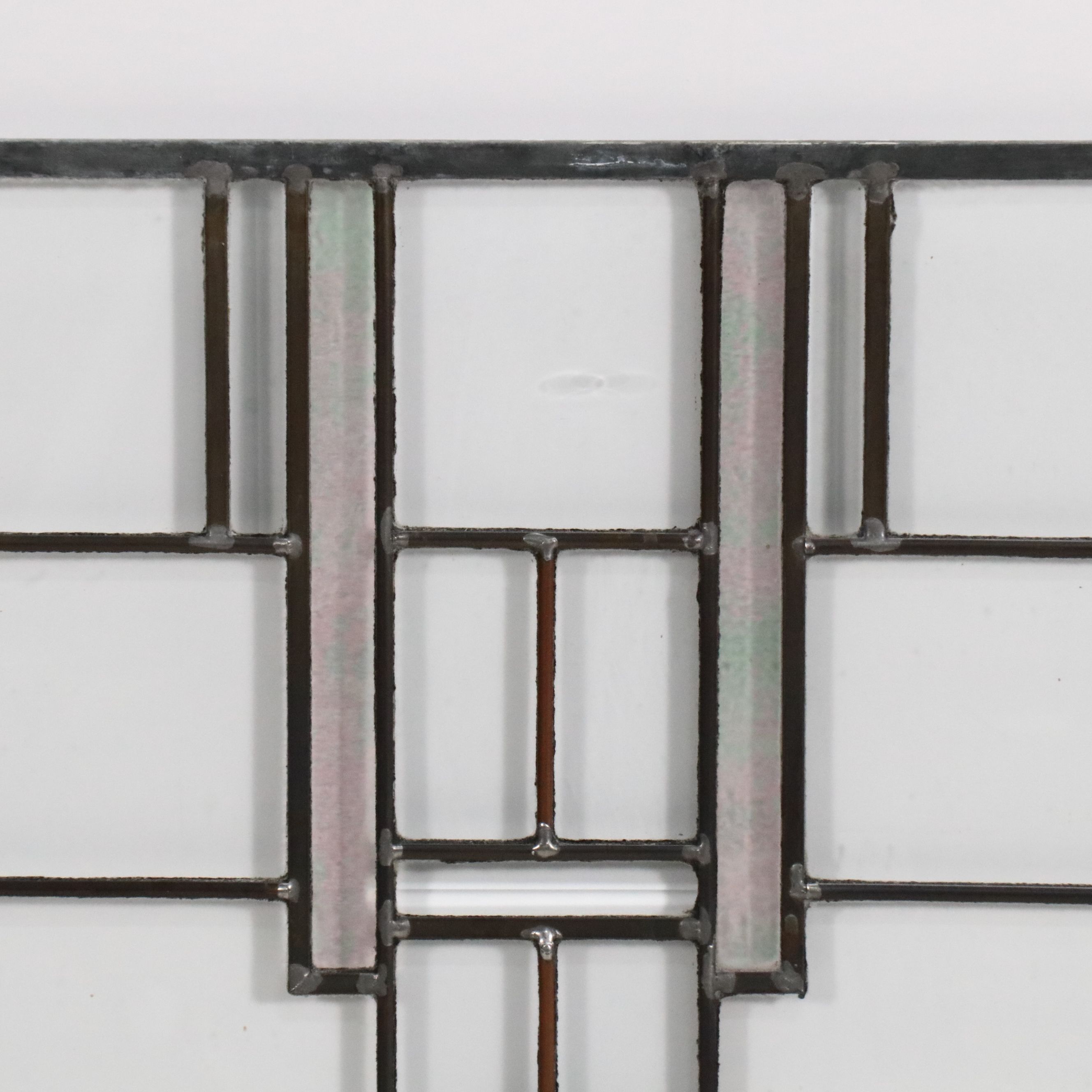 Architectural Art Glass Studio Prairie Style Stained Glass Panel