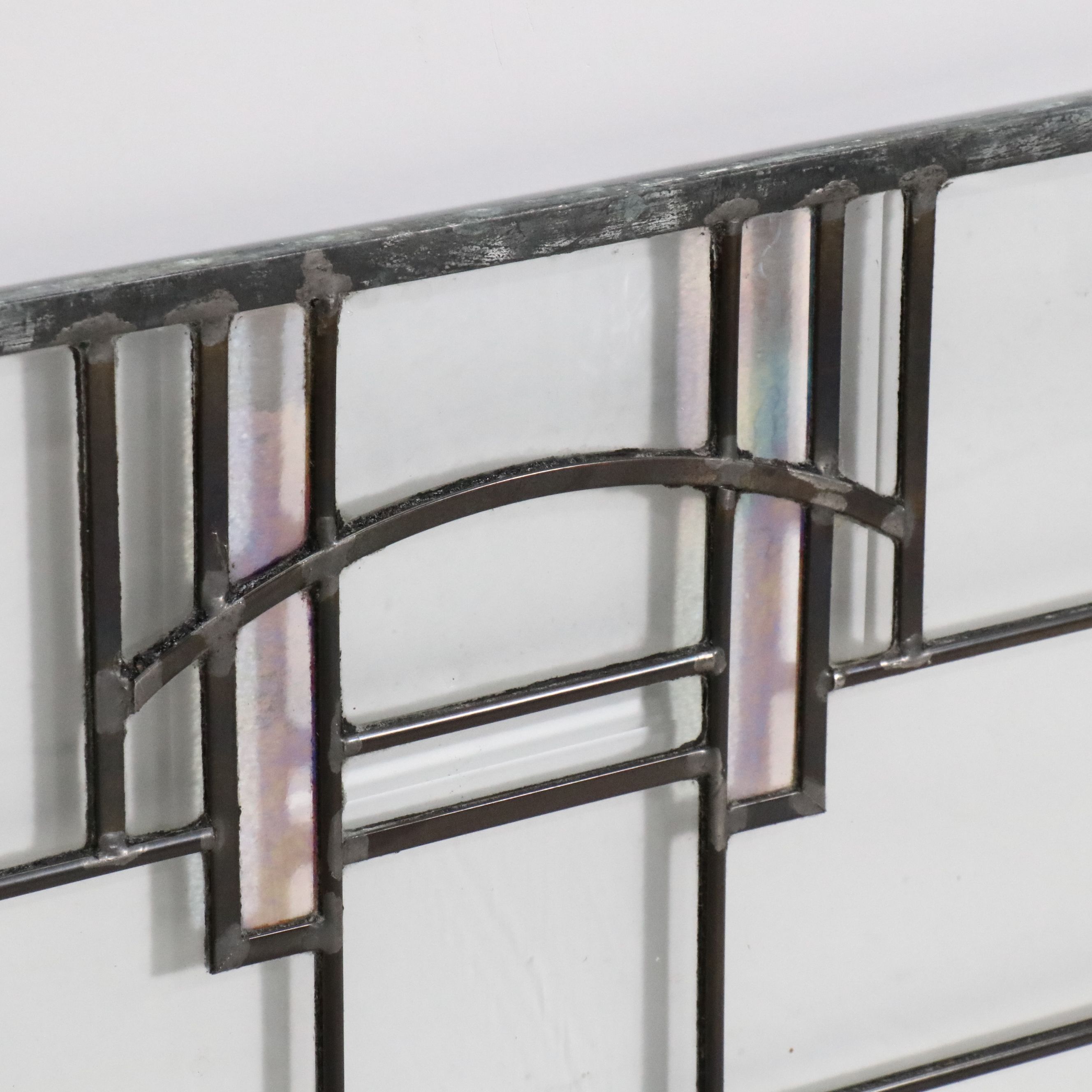 Architectural Art Glass Studio Prairie Style Stained Glass Panel