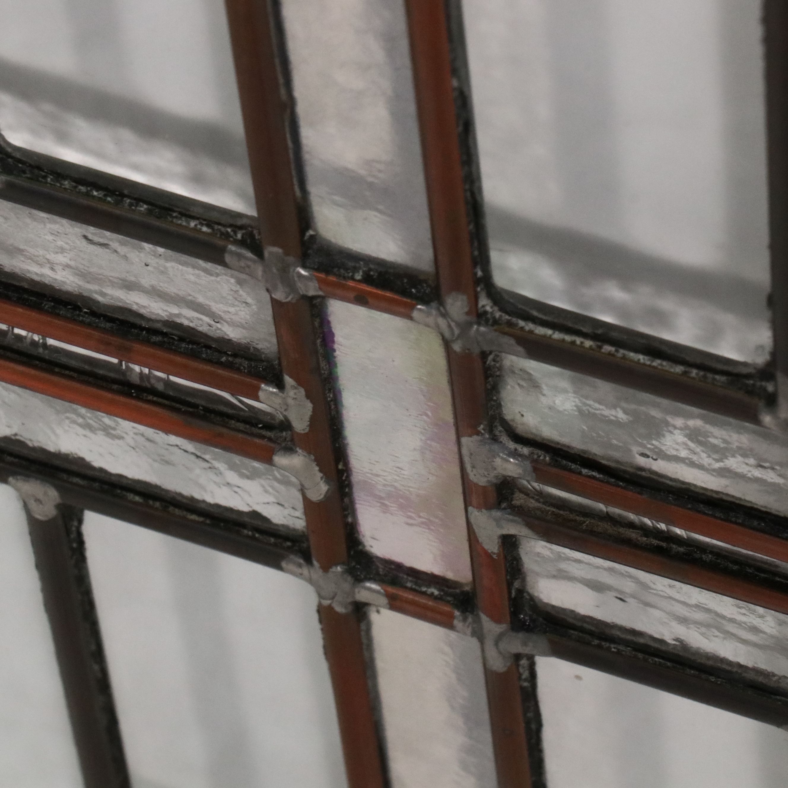 Architectural Art Glass Studio Prairie Style Stained Glass Panel