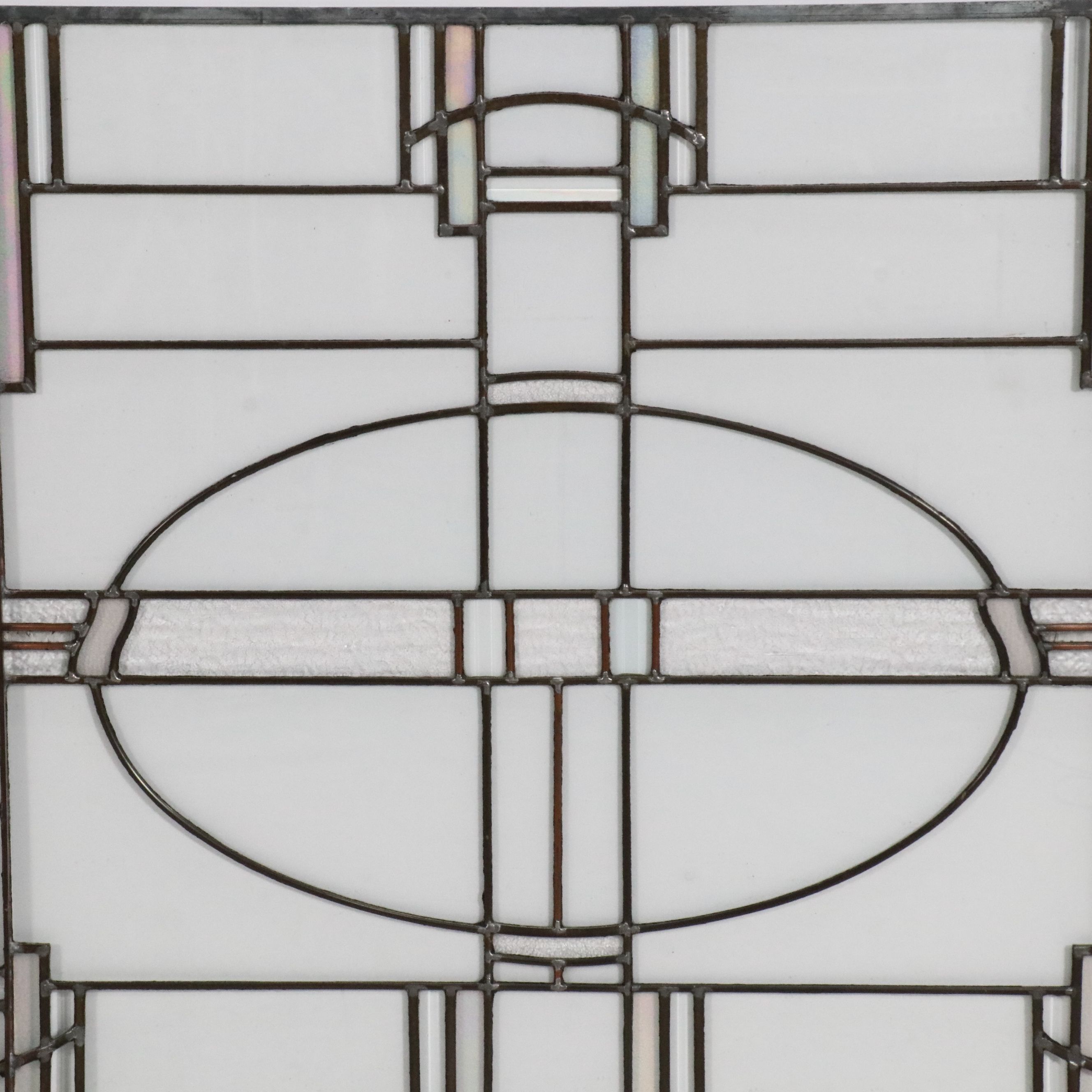 Architectural Art Glass Studio Prairie Style Stained Glass Panel