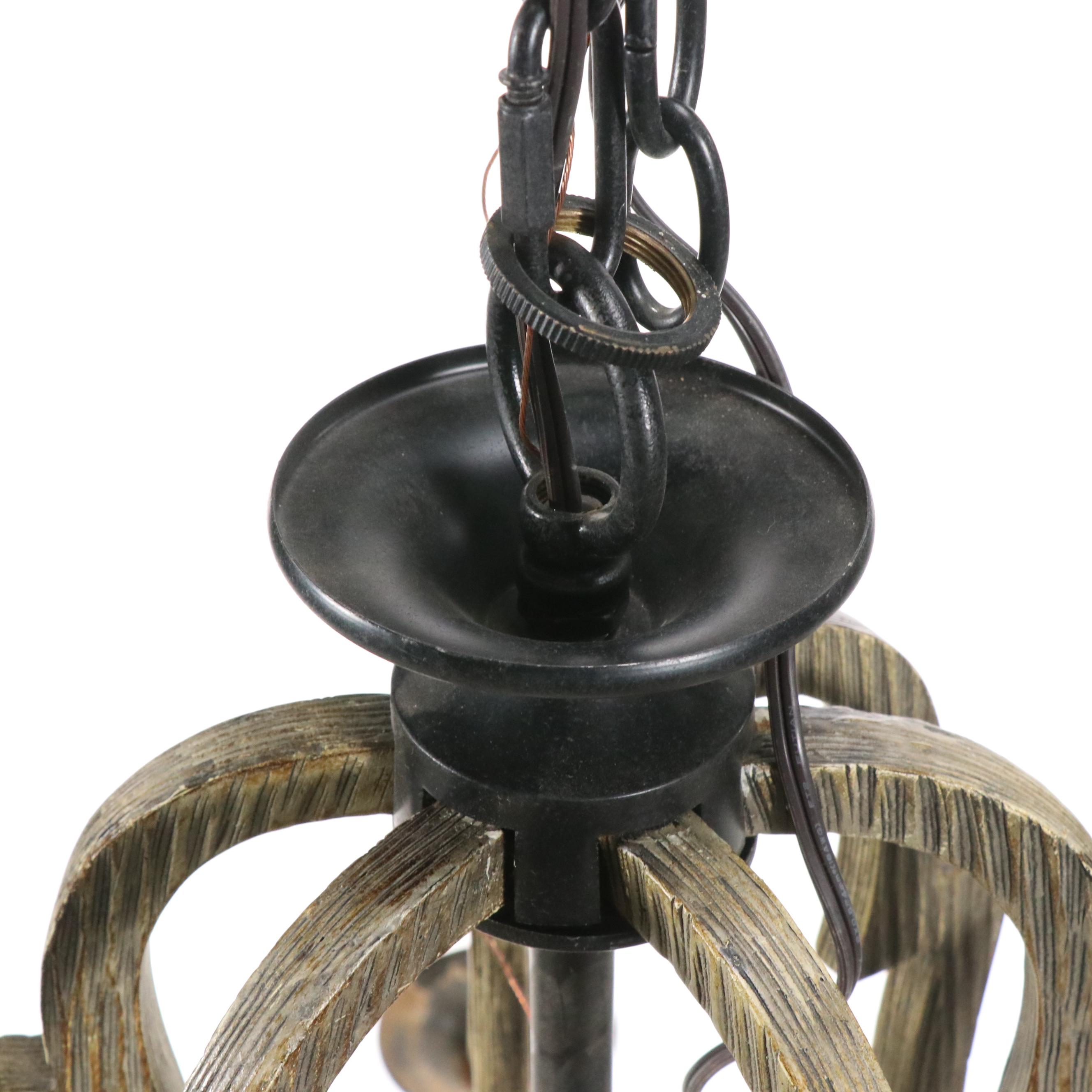 Craftmade Winton Weathered Oak Farmhouse Style Chandelier