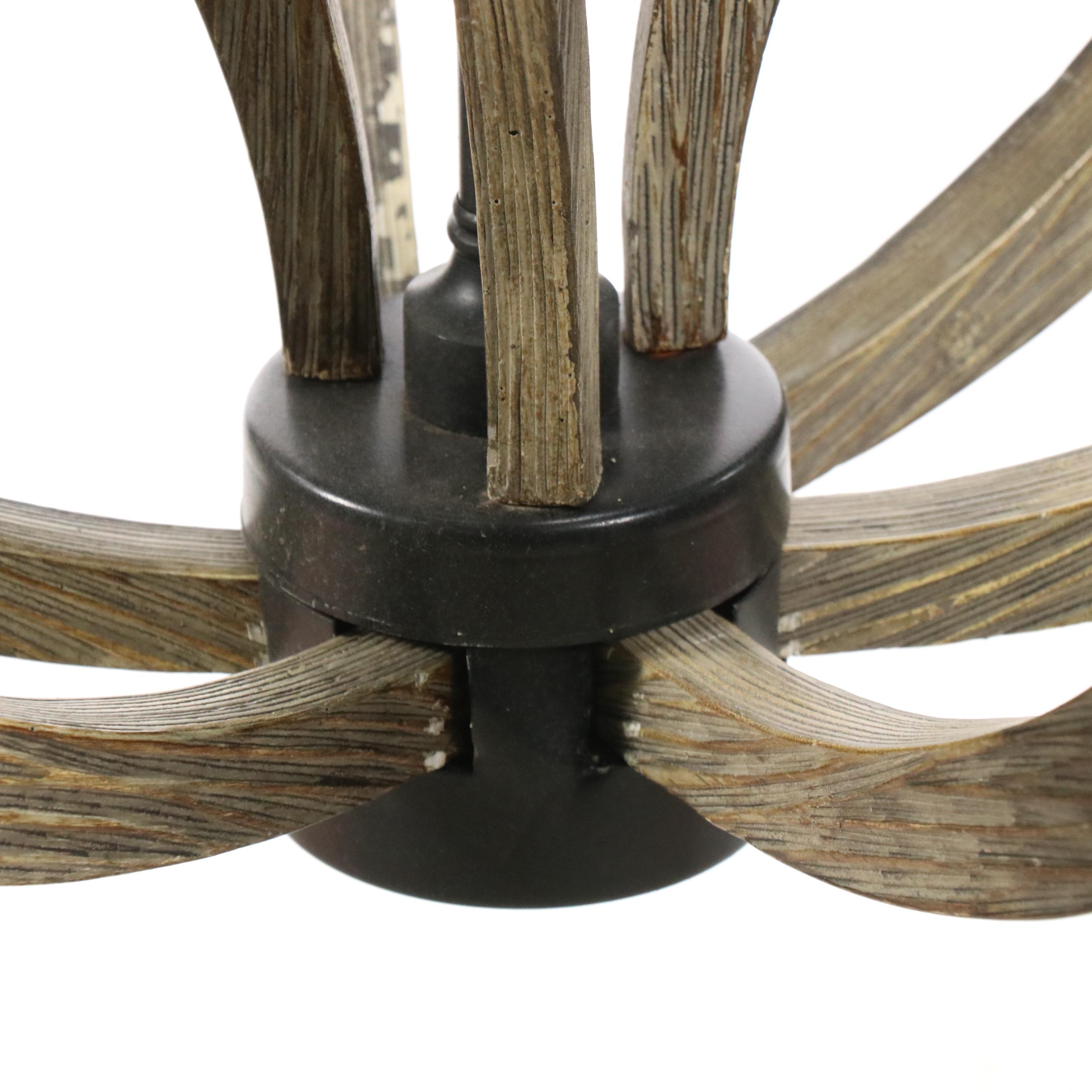 Craftmade Winton Weathered Oak Farmhouse Style Chandelier