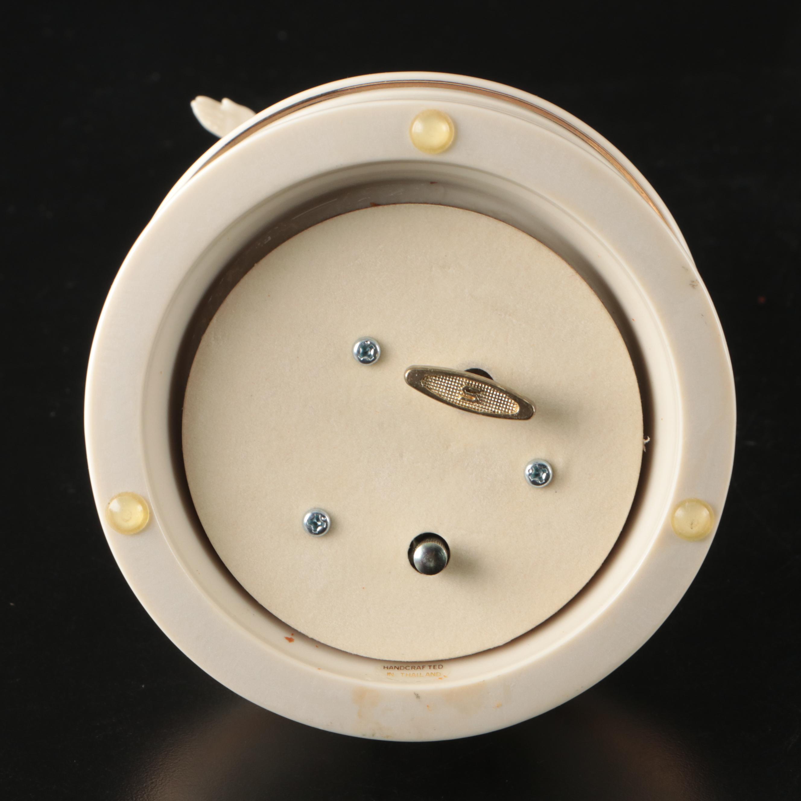 Lenox China Jewels "Angel of Glory" Music Box and "Angel of Harmony" Figurine