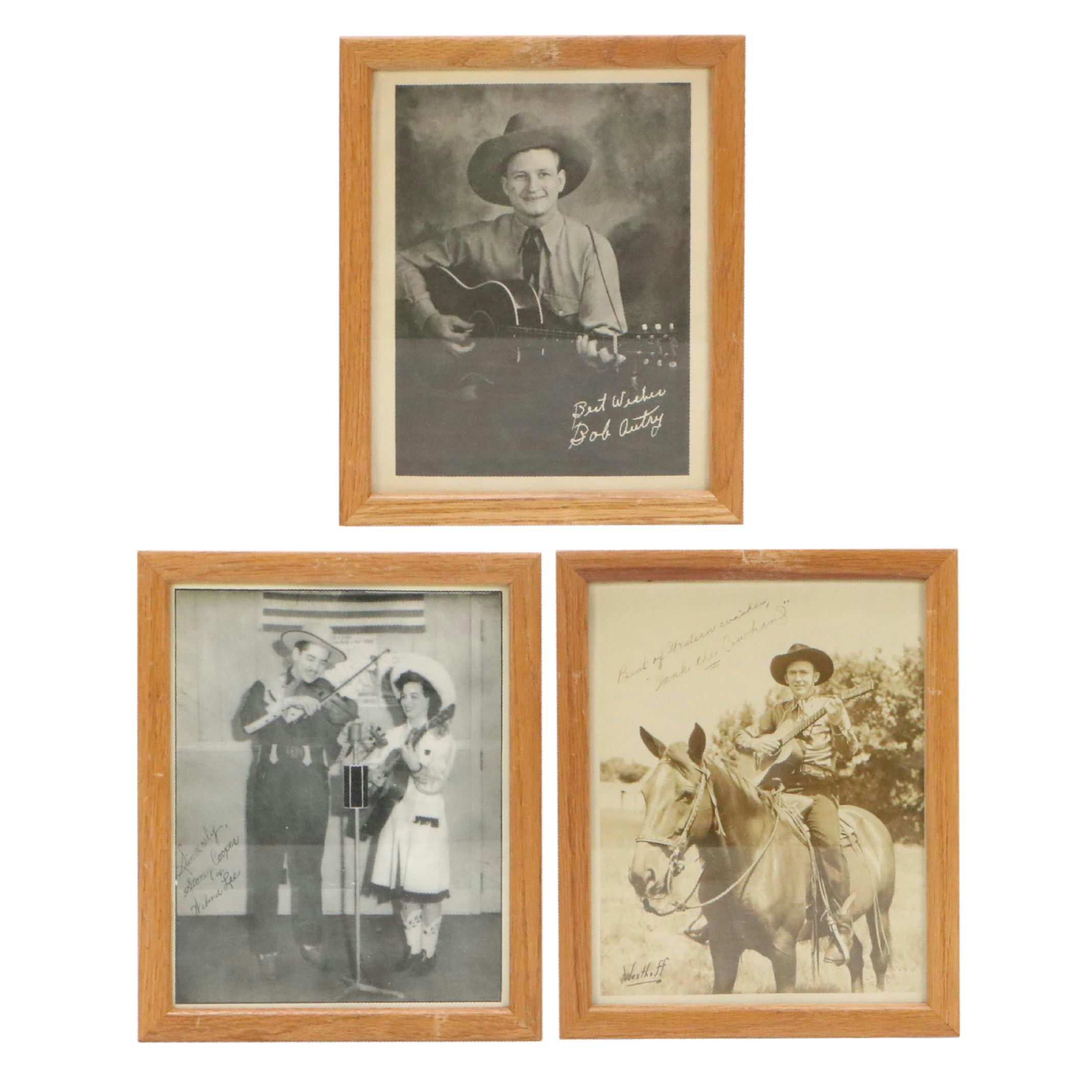 Photograph and Photomechanical Prints of Country Singers, 20th Century