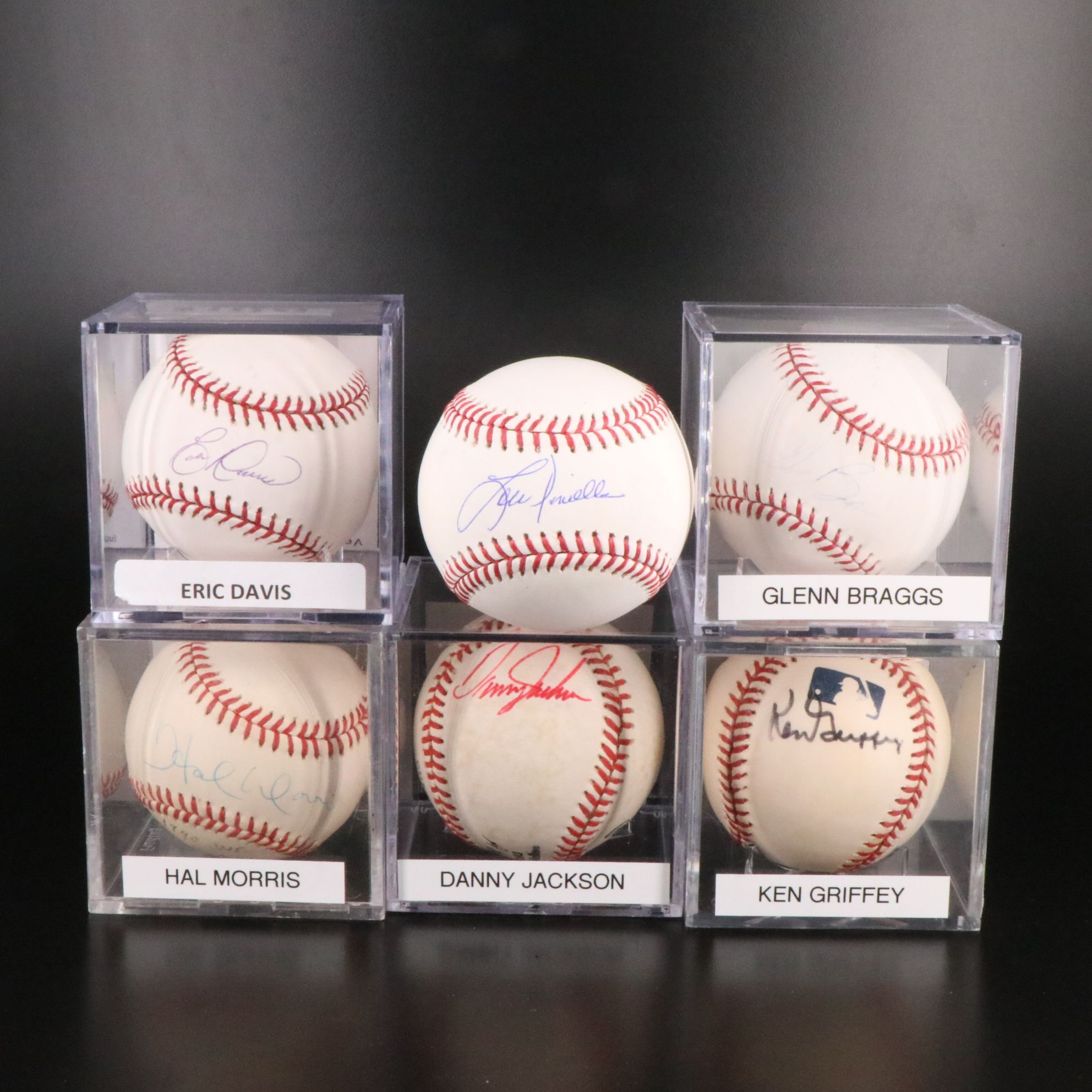 Lou Piniella, Eric Davis, Ken Griffey Sr., and More Signed Rawlings Baseballs