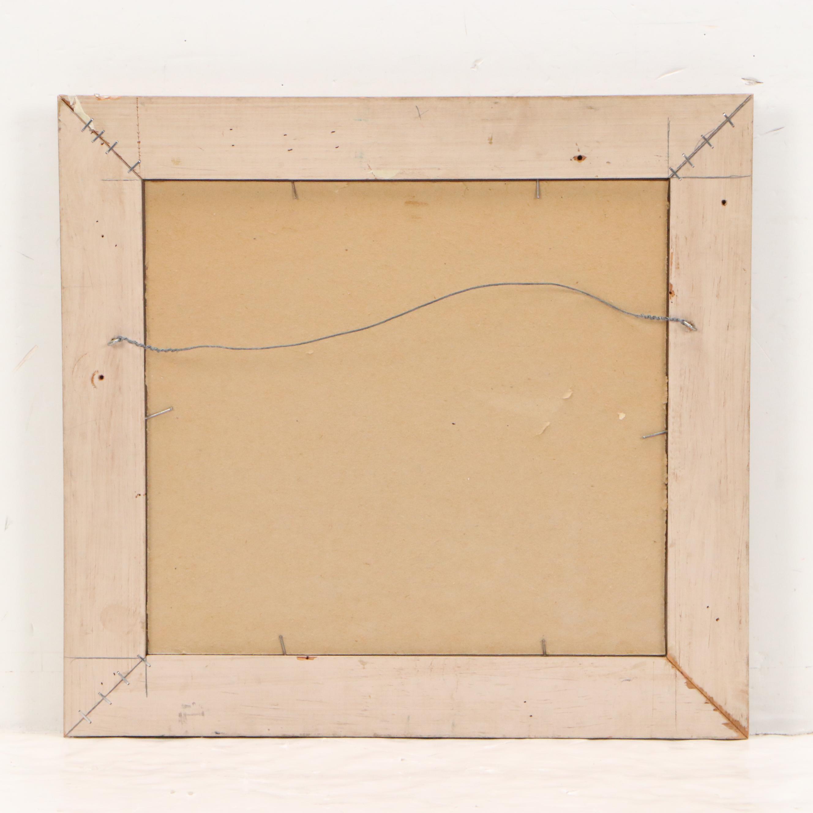 After Ila McAfee Oil Painting of Horses in Mountainous Landscape