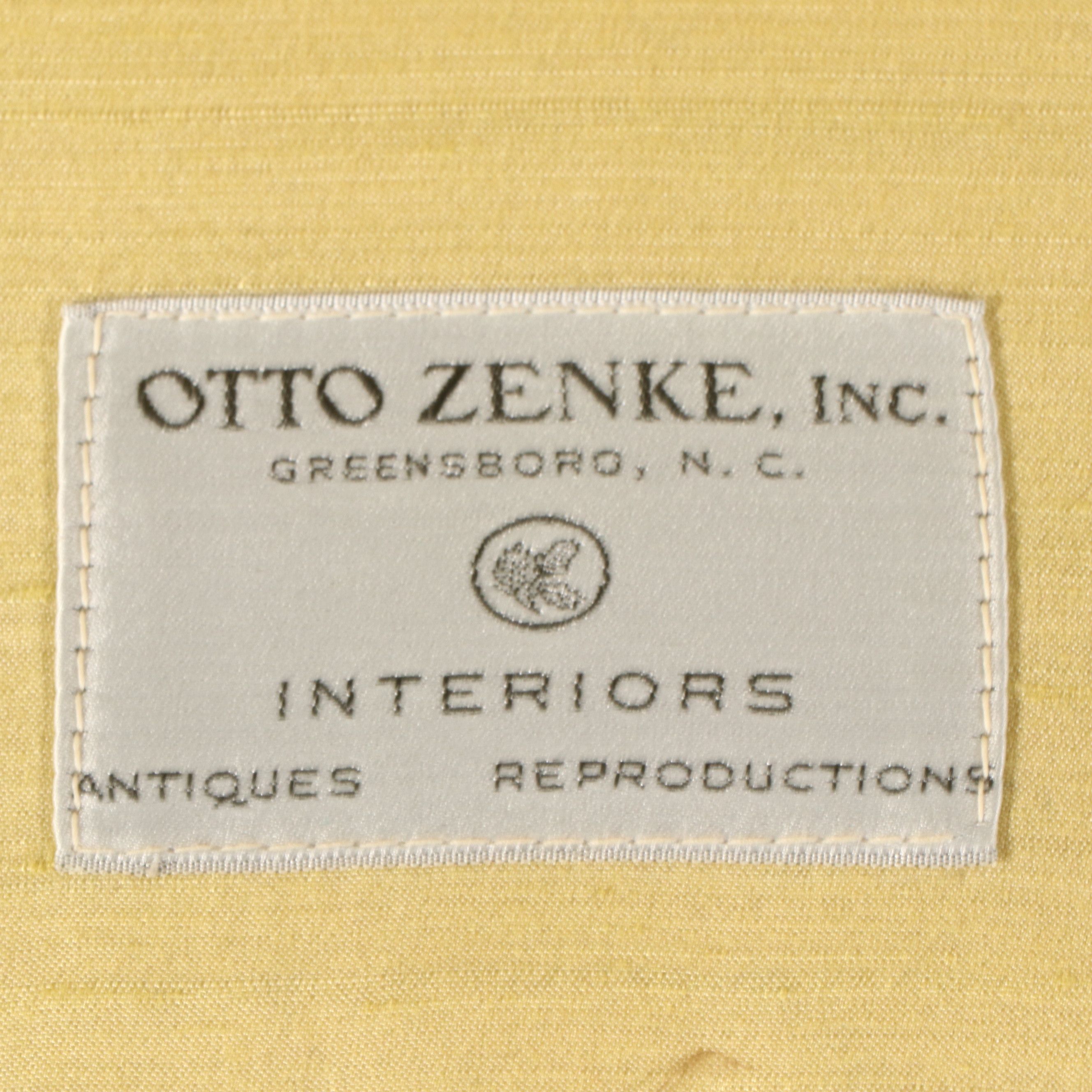 Otto Zenke Louis XVI Style Painted and Parcel Gilt Slipper Chair