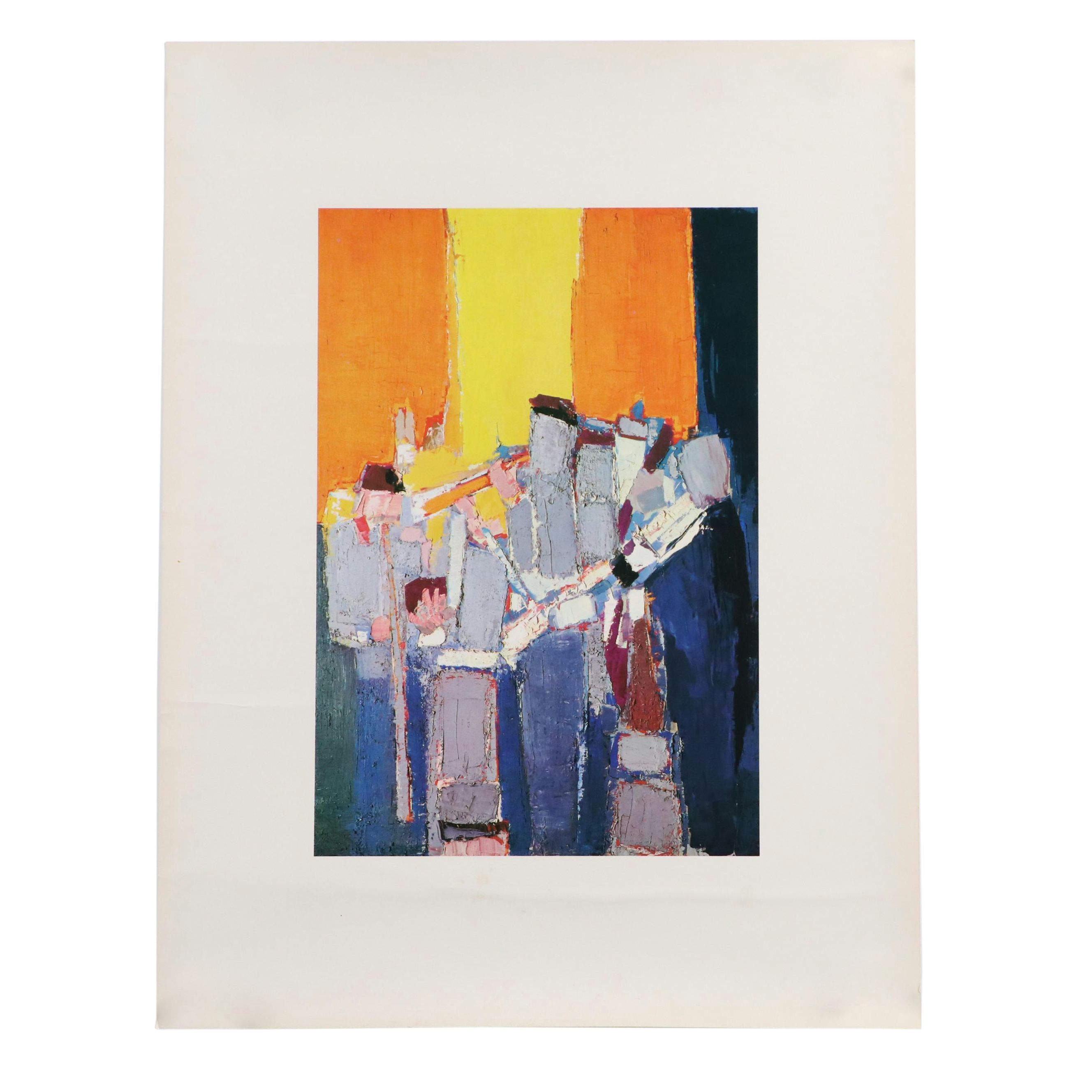 After Nicolas de Staël Offset Lithograph "Musicians"