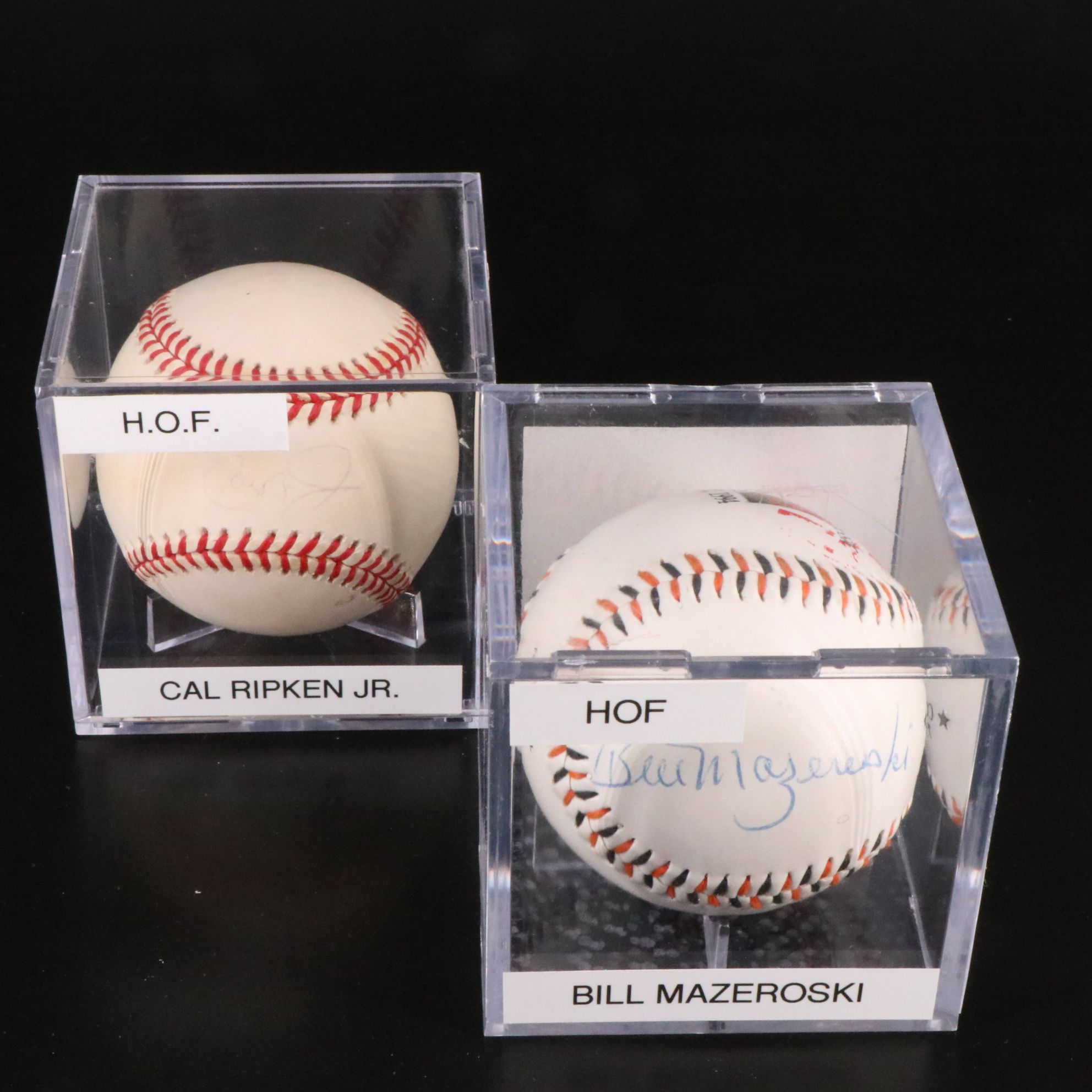 Cal Ripken Jr., Bill Mazeroski, and More Signed Baseballs