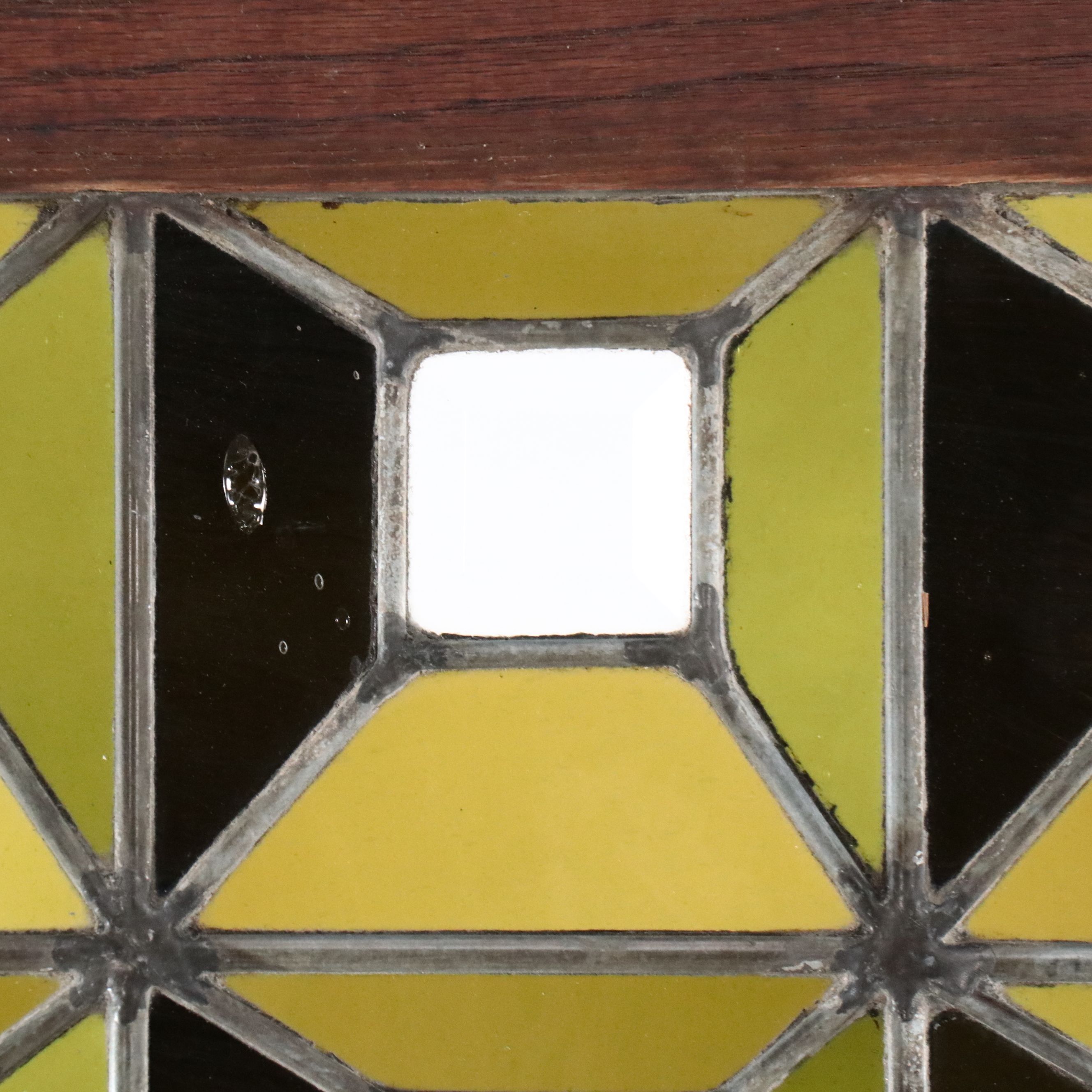 66" Architectural Art Glass Studio Salvage Stained Glass Door Panel