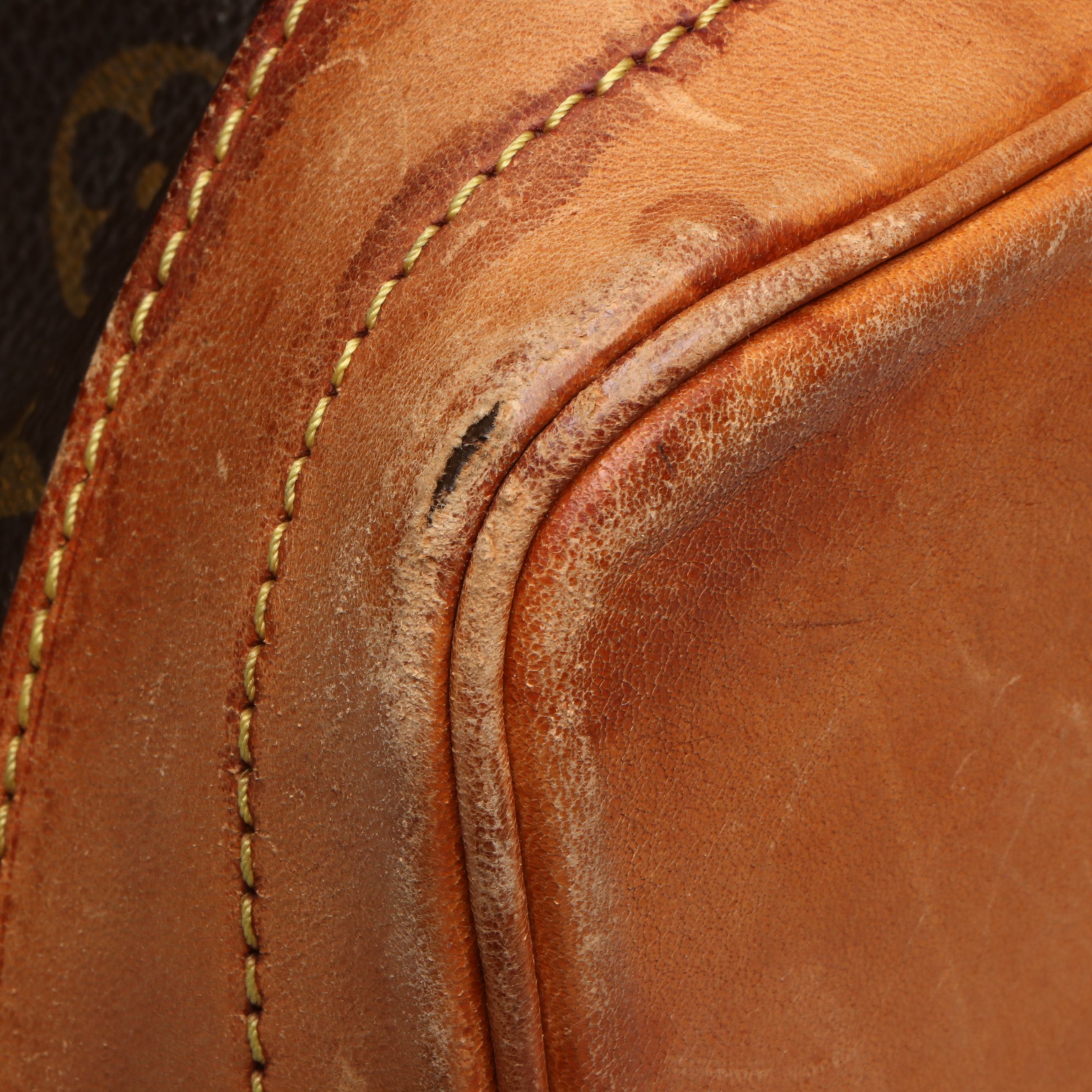 Vintage Louis Vuitton Noé Bag in Monogram Canvas and Vachetta Leather, 1980s