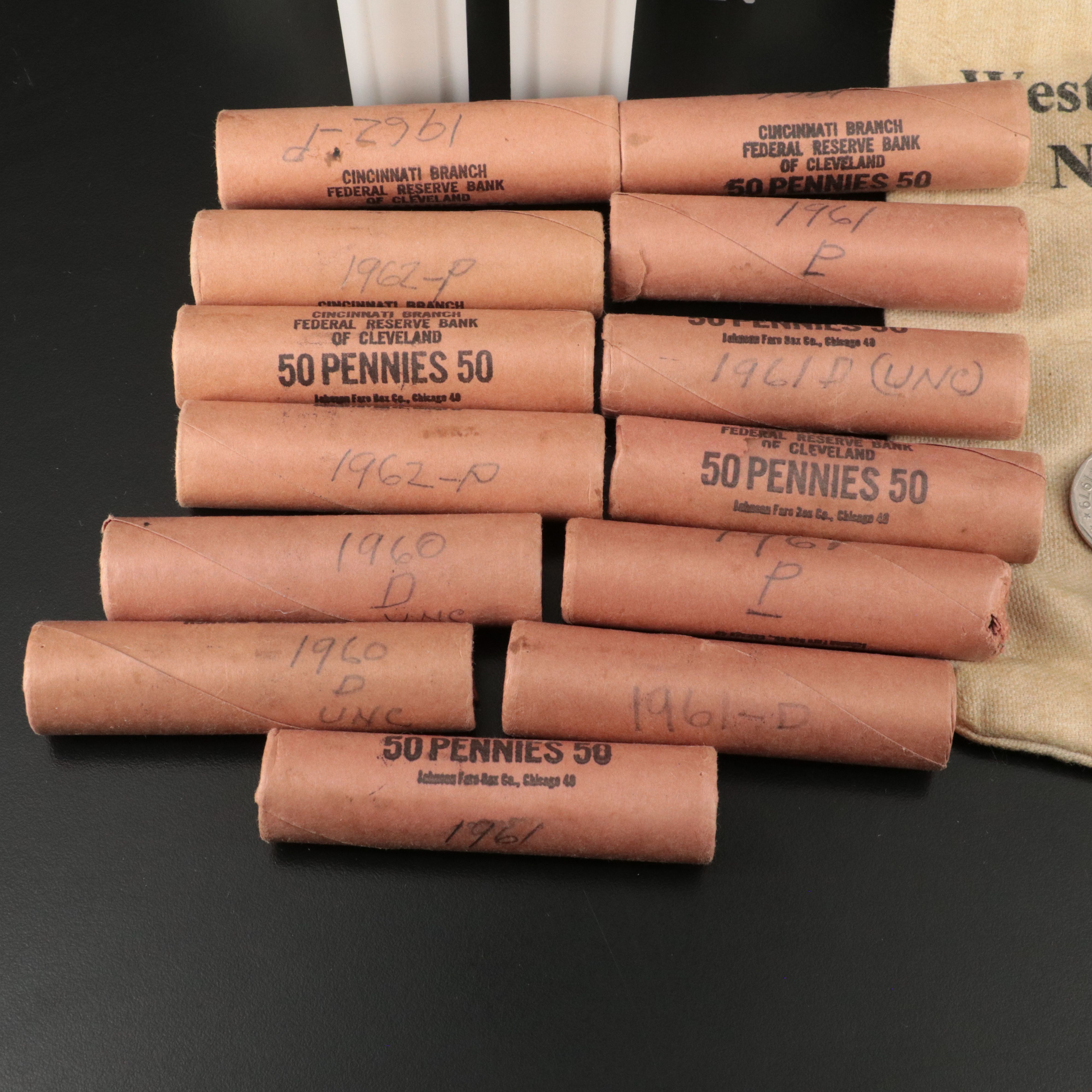 Ten Rolls of Westward Journey Nickels, Thirteen Rolls of Lincoln Cents, and More