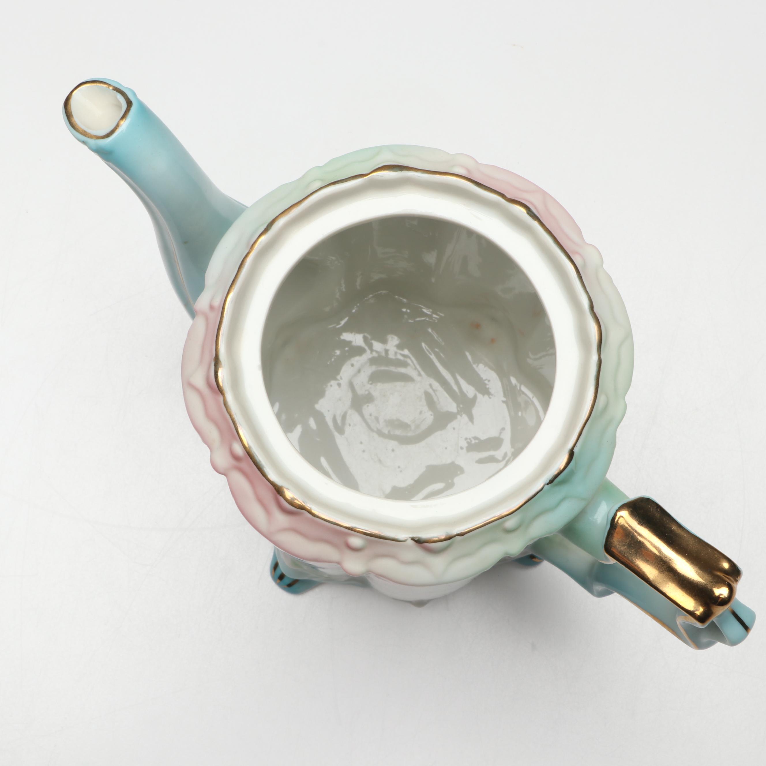 After Reinhold Schlegelmilch Floral Porcelain Teaware