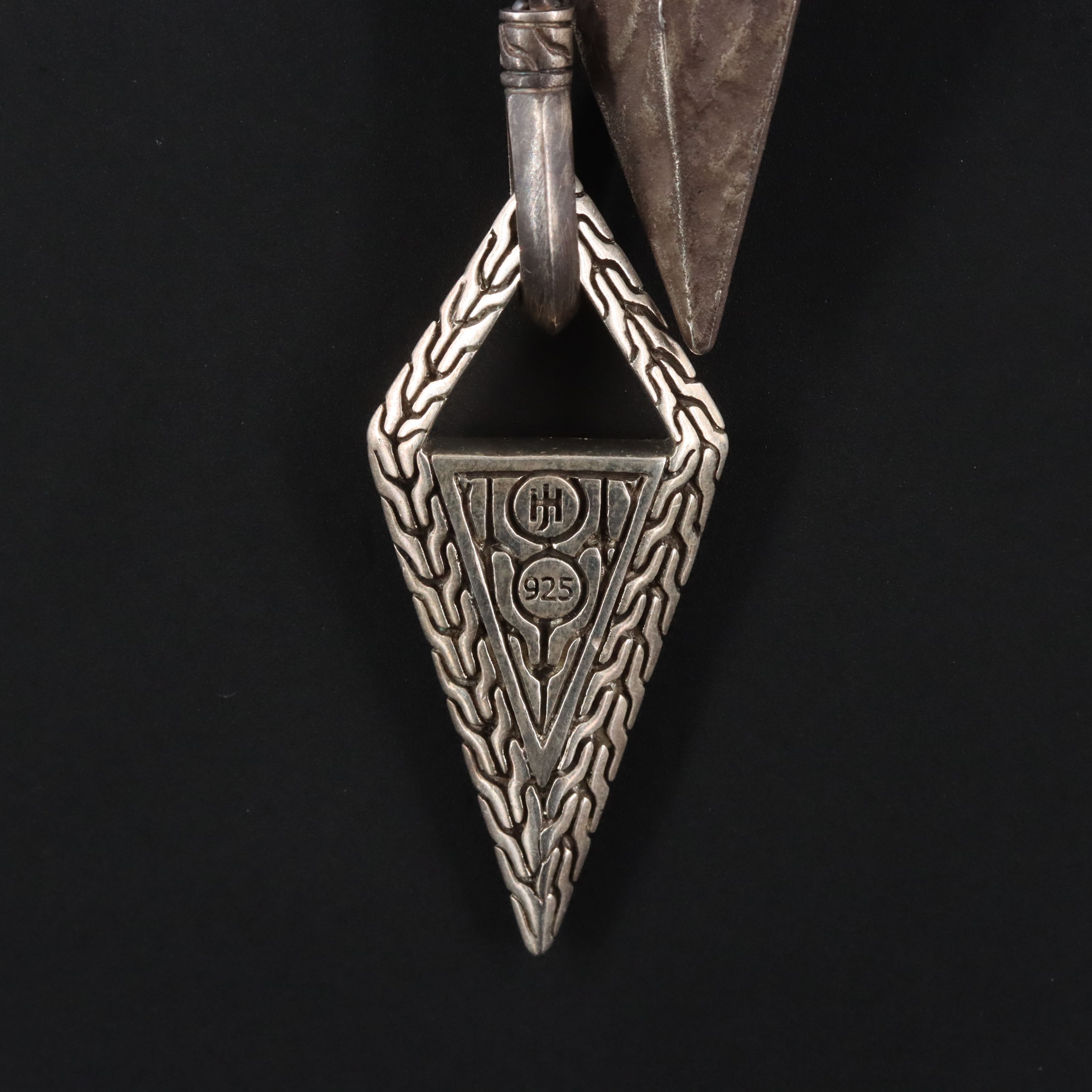 John Hardy Tiga Sterling and 18K Tiga Y Necklace