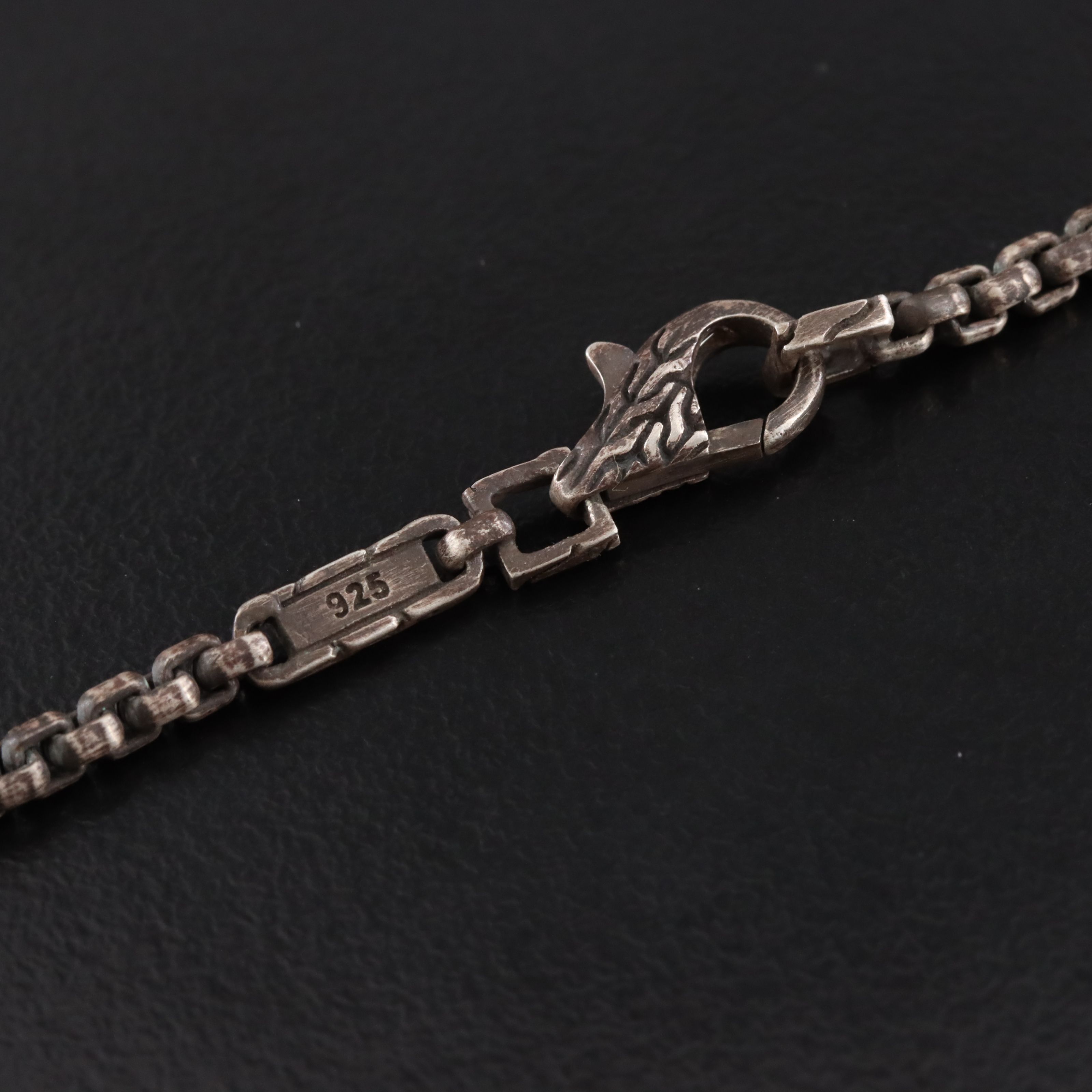 John Hardy Tiga Sterling and 18K Tiga Y Necklace