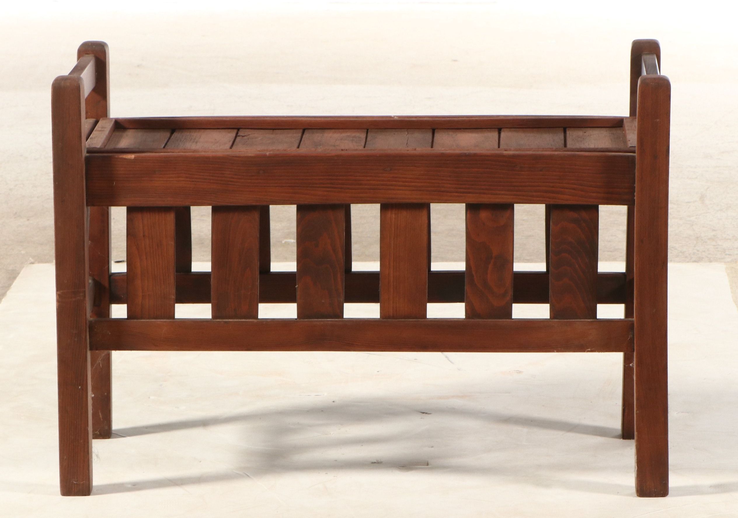 Arts & Crafts Style Pine Plant Stand