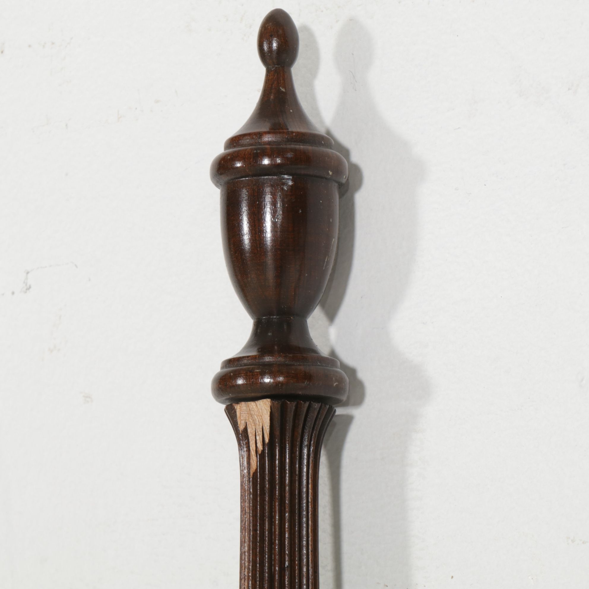 Ethan Allen "Georgian Court" Cherry King Size Canopy Bed Frame, 1985