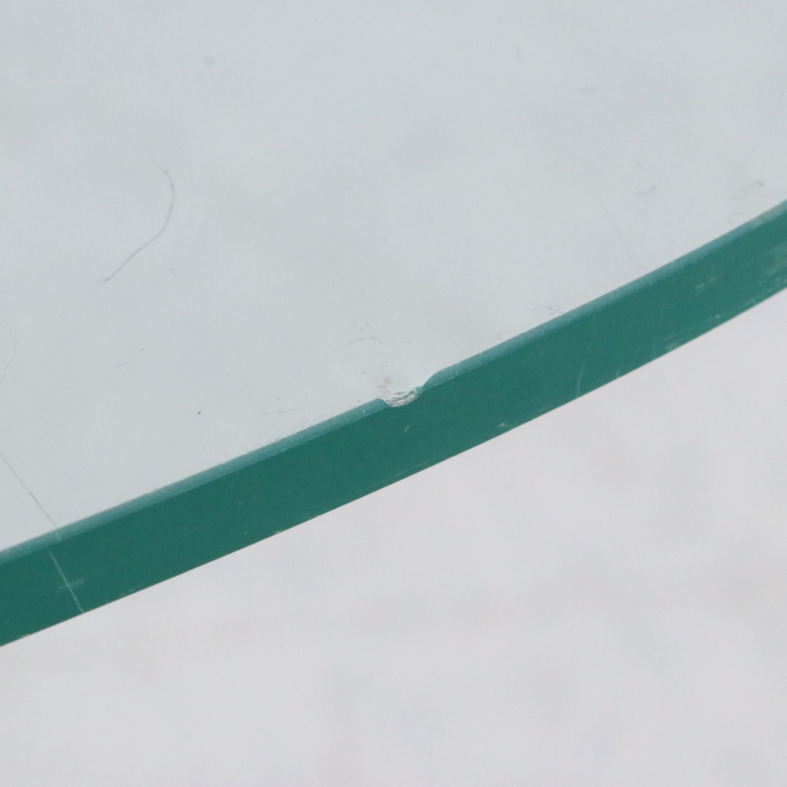 Adrian Pearsall "Jacks" Elliptical Walnut Coffee Table with Glass Top