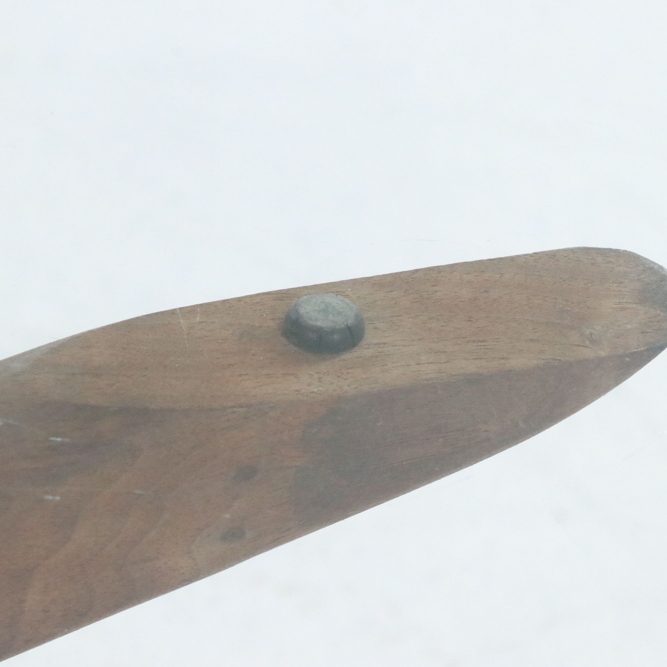 Adrian Pearsall "Jacks" Elliptical Walnut Coffee Table with Glass Top