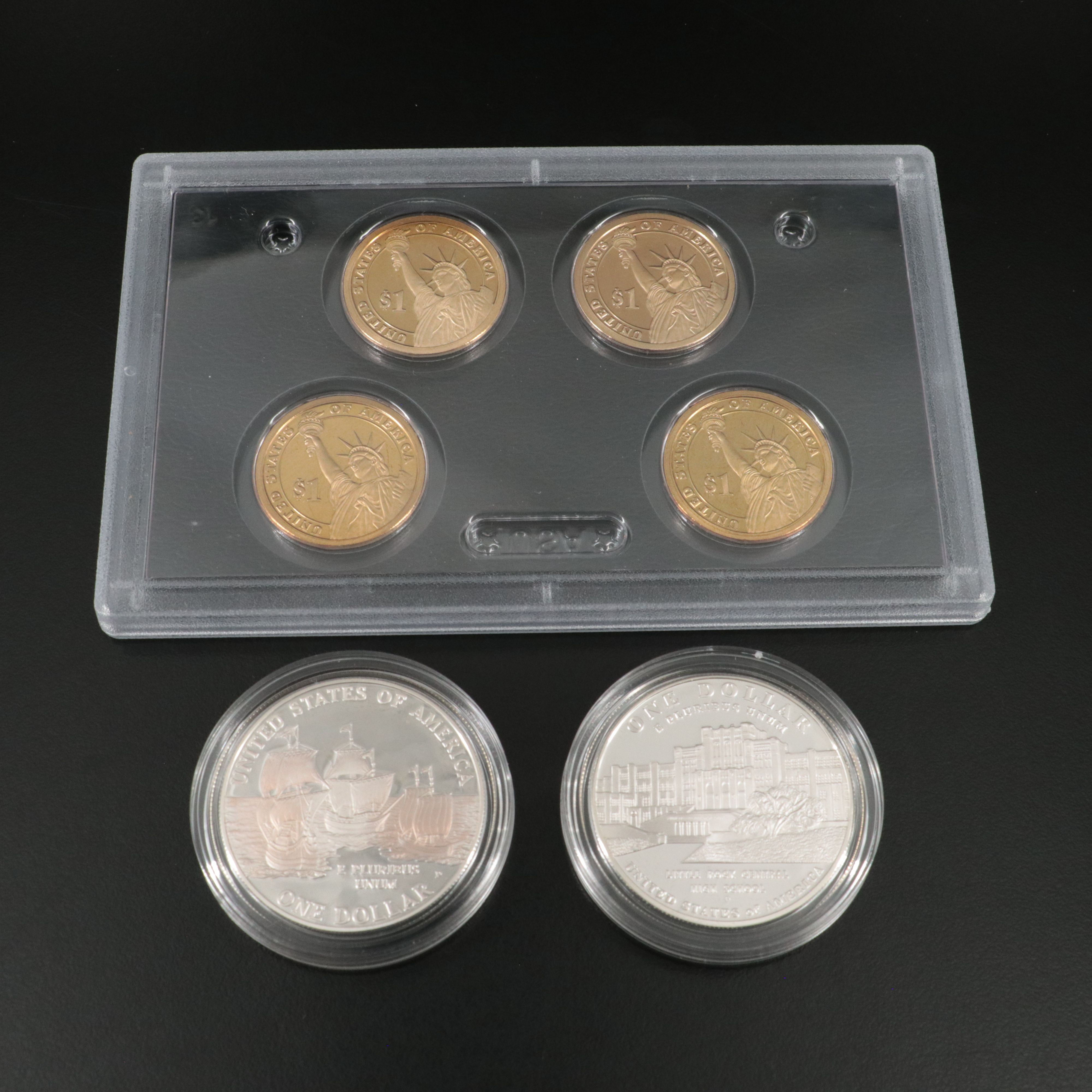 2007 U.S. Mint American Legacy Collection, 16-Coin Proof Set, Two Silver Dollars