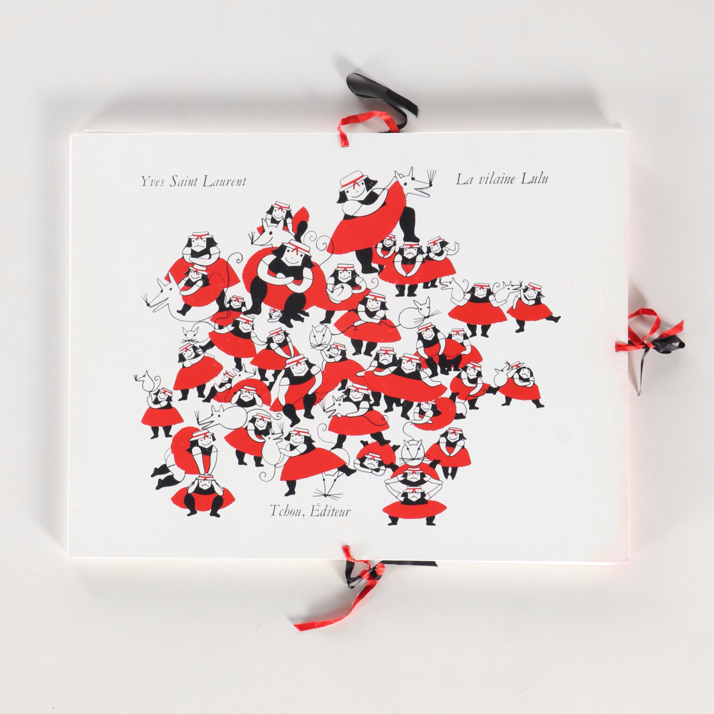 Yves Saint Laurent Digital Halftone Prints "La Vilaine Lulu, 2002