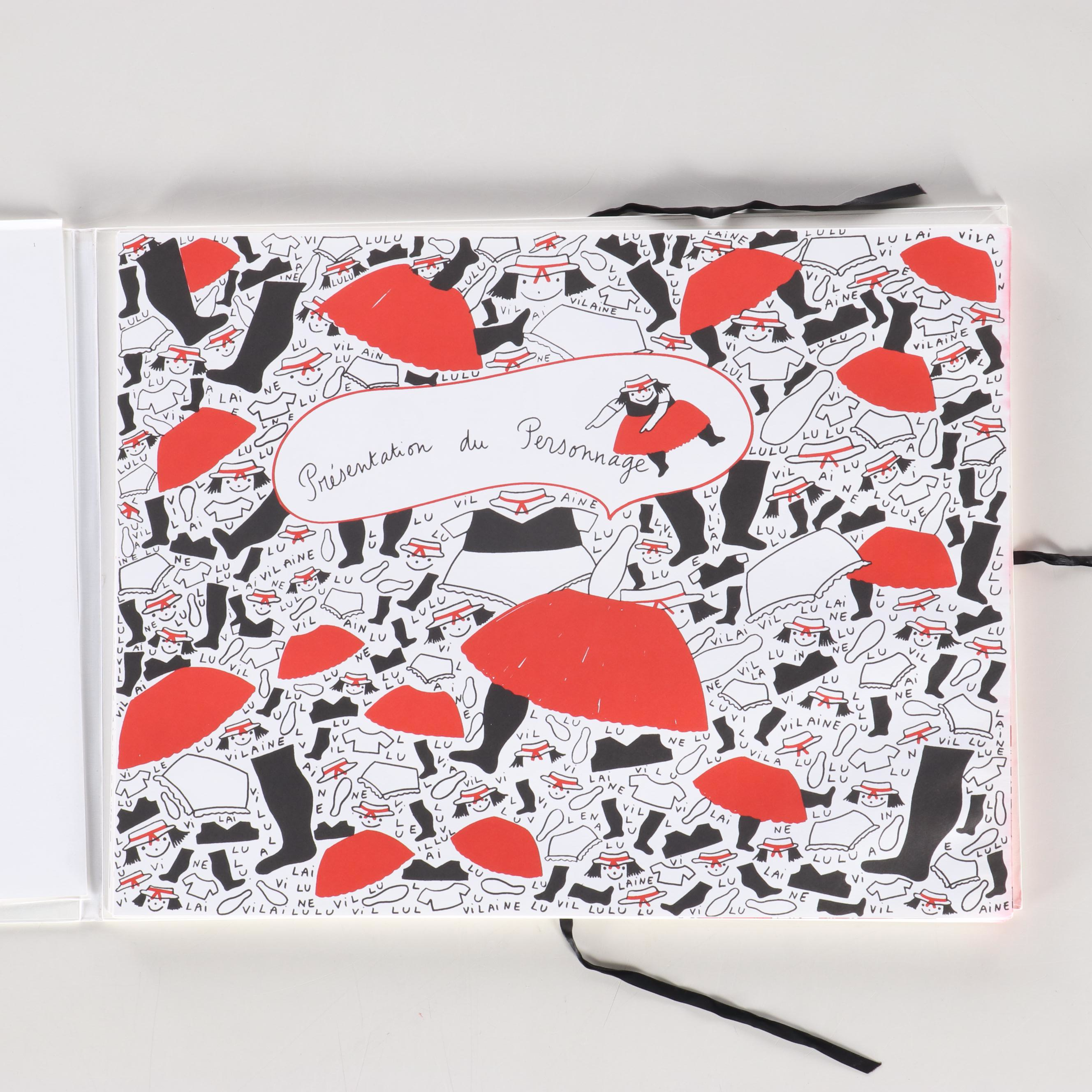 Yves Saint Laurent Digital Halftone Prints "La Vilaine Lulu, 2002