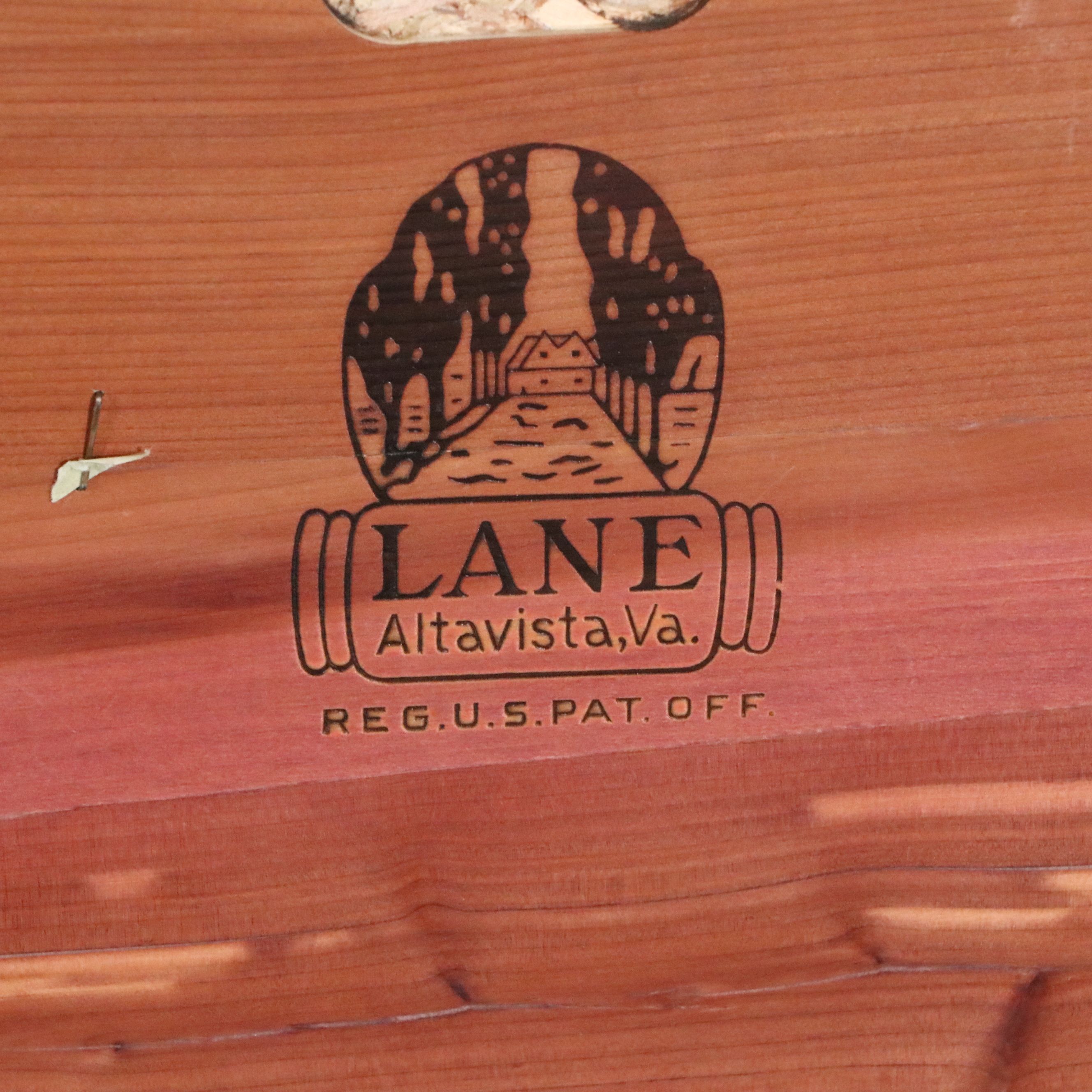 Lane MCM Walnut Blanket Chest with Cedar Interior, 1961