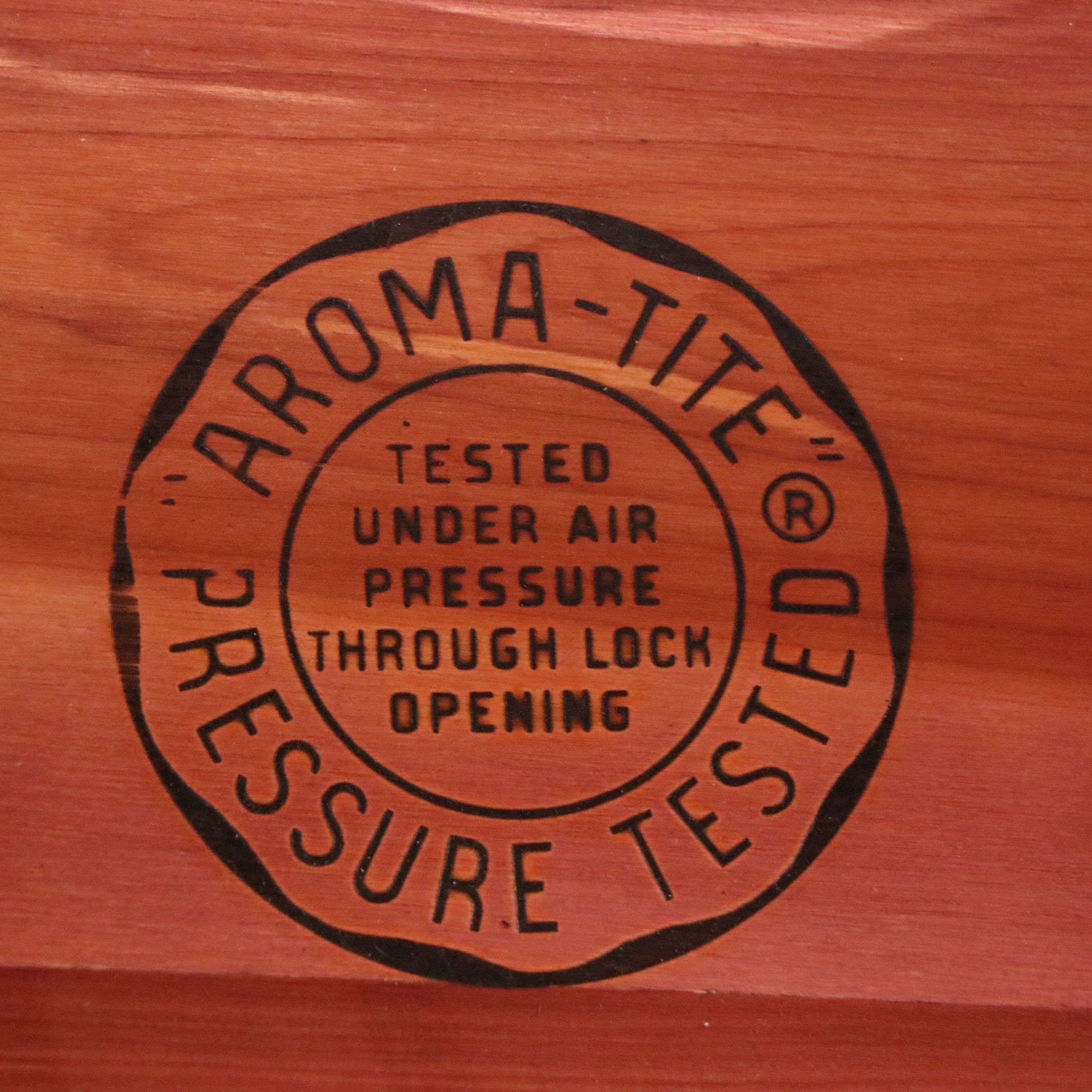 Lane MCM Walnut Blanket Chest with Cedar Interior, 1961