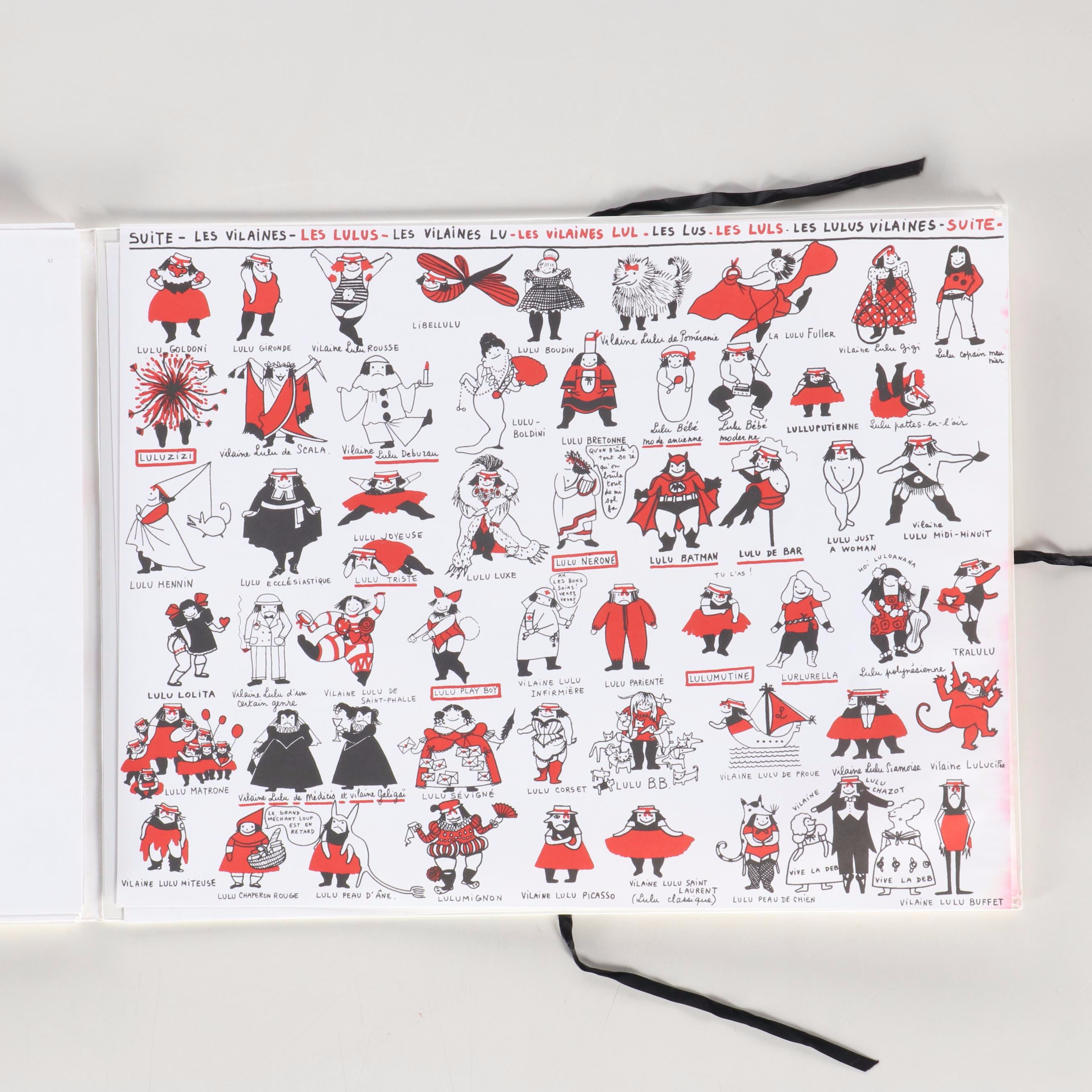 Yves Saint Laurent Digital Halftone Prints "La Vilaine Lulu, 2002