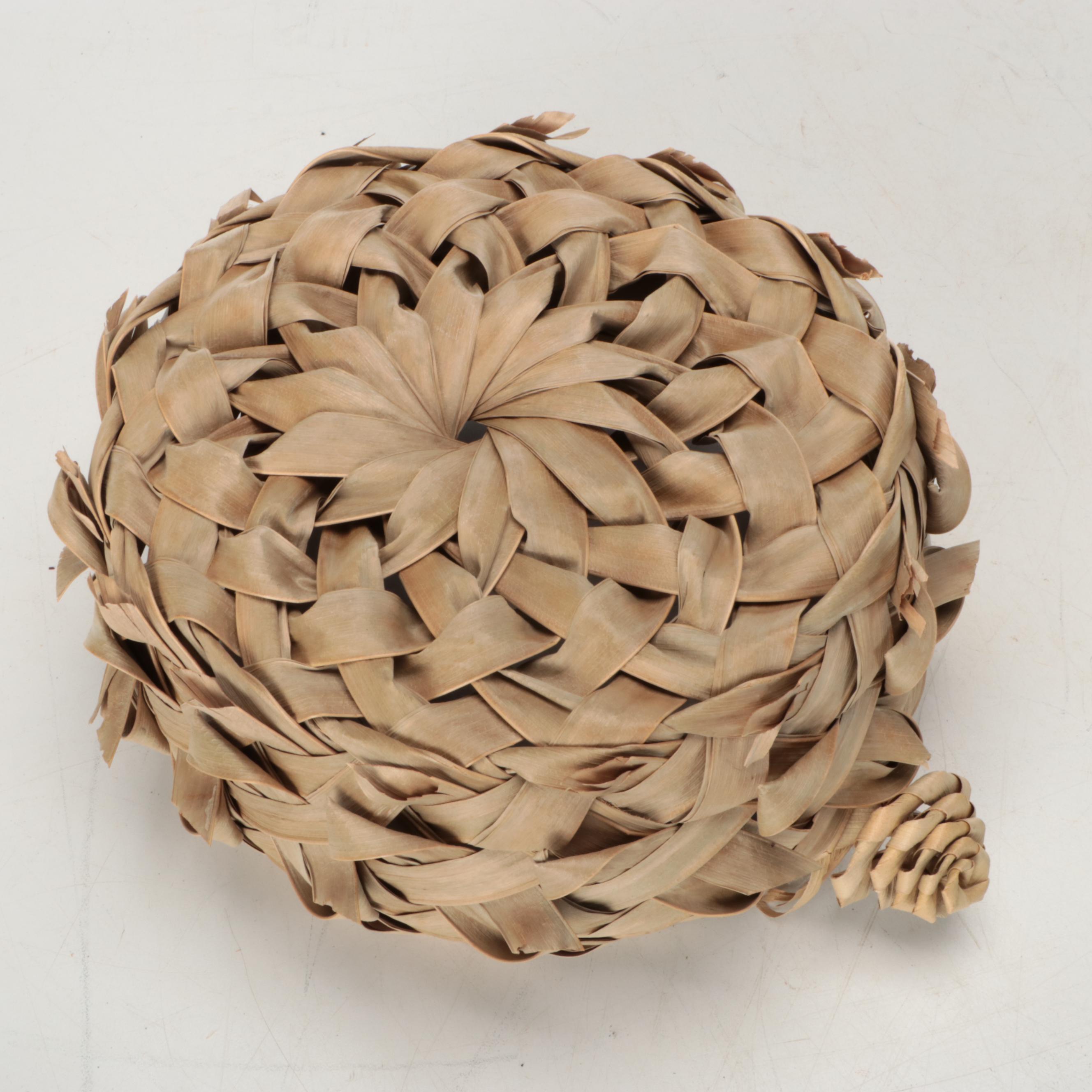 Gilbert Tanaka and Other Hawaiian Woven Coconut Fiber Baskets