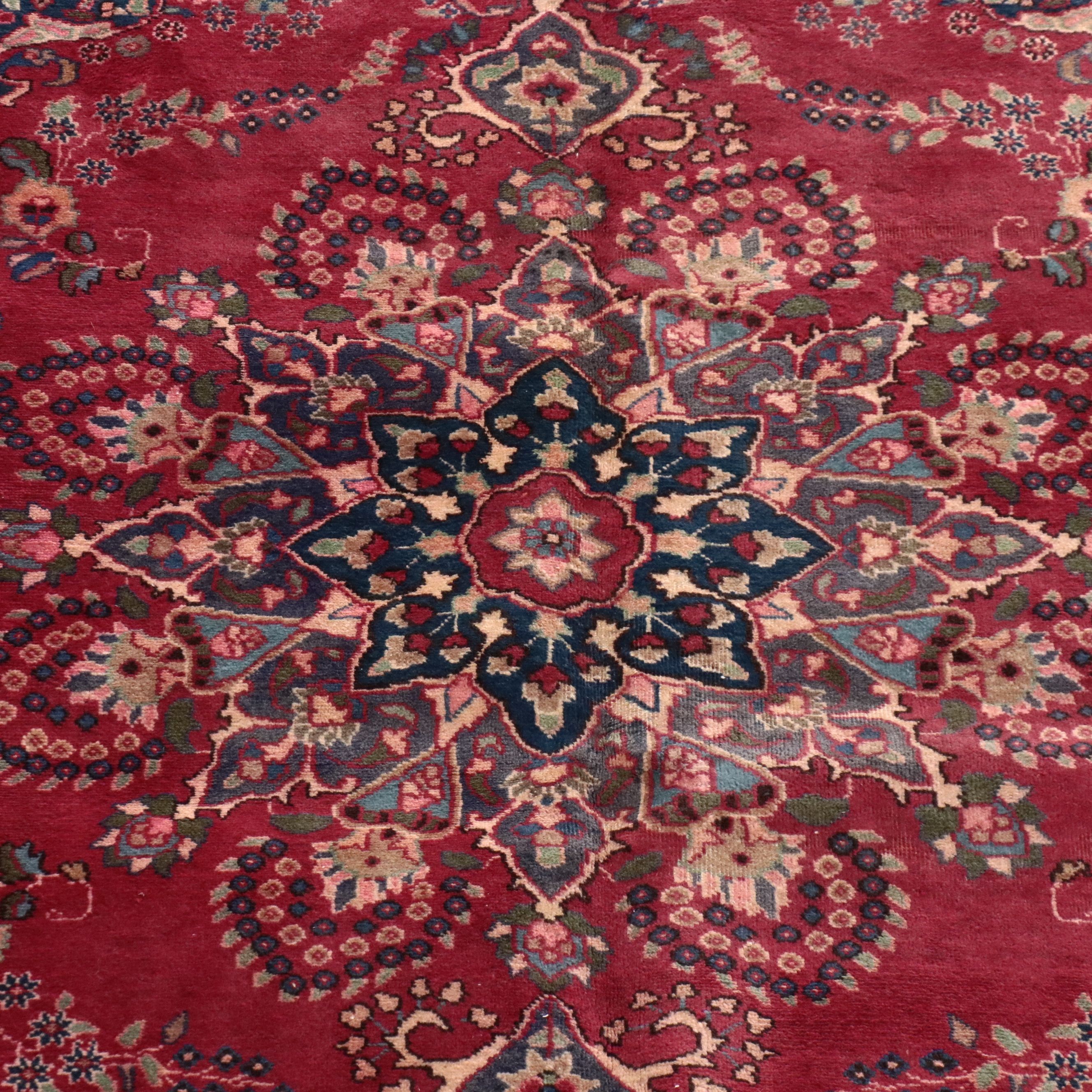 5'8 x 8'7 Hand-Knotted Persian Ahar Area Rug