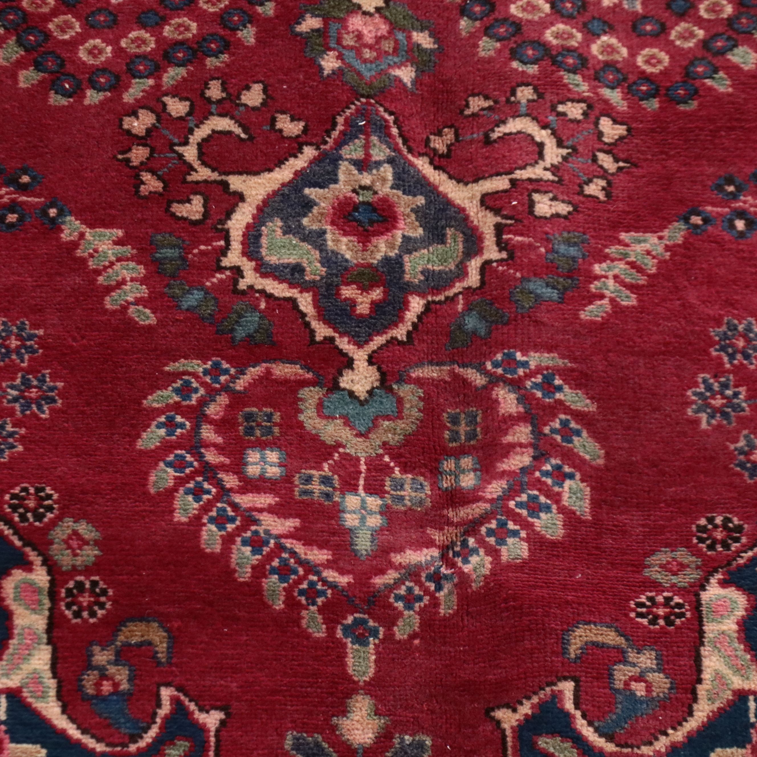 5'8 x 8'7 Hand-Knotted Persian Ahar Area Rug