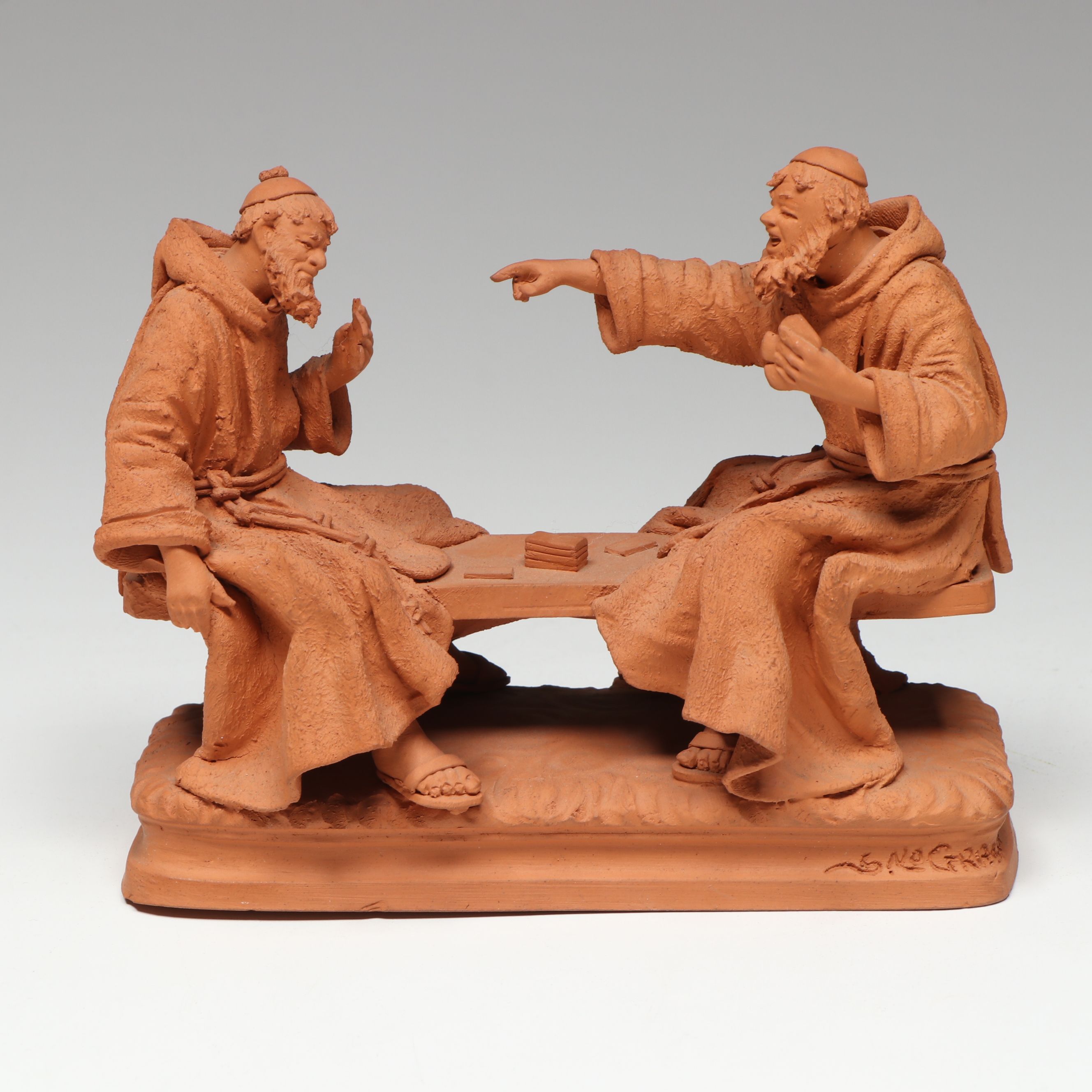 Paolo Grasso Italian Terracotta Figures