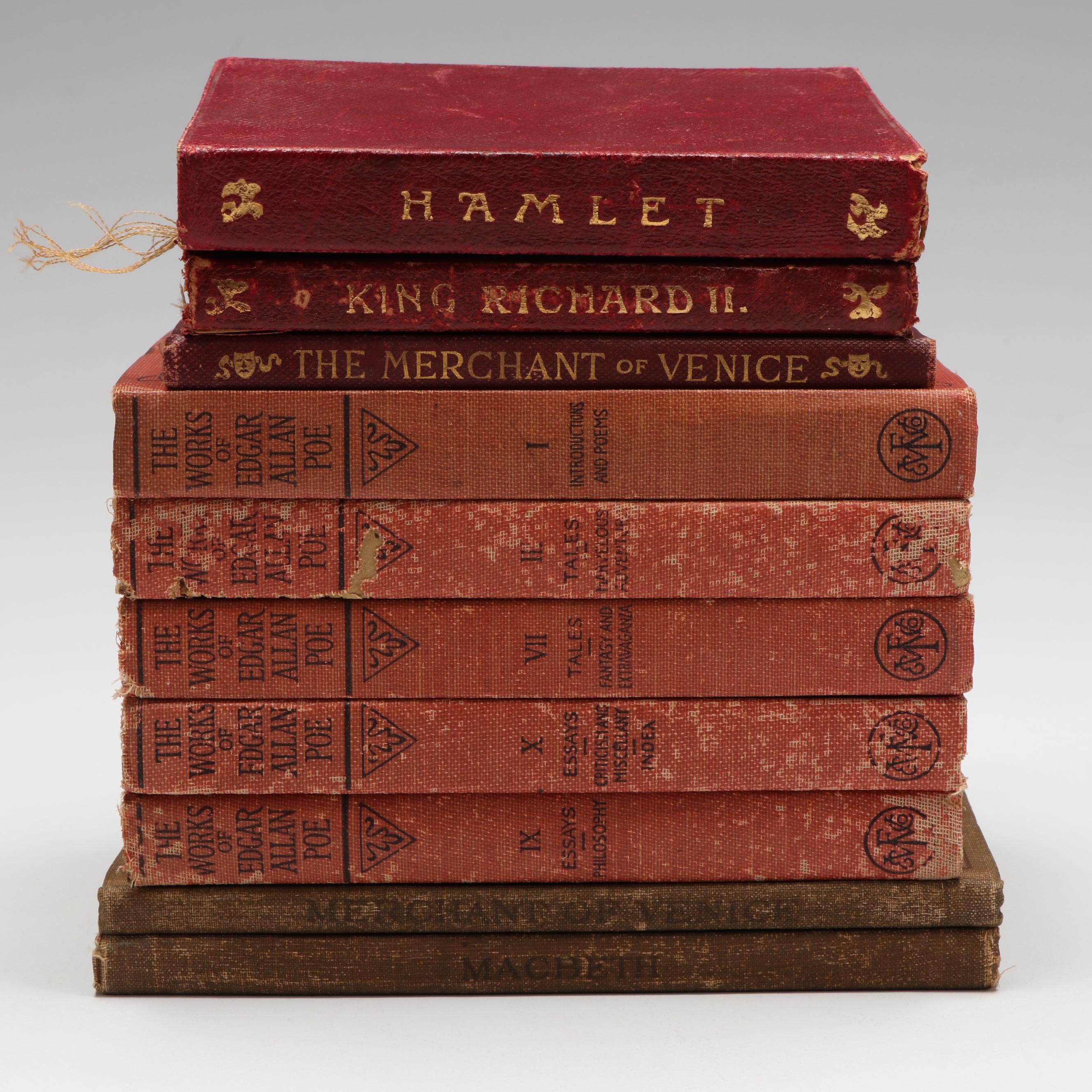 "Ballad of Reading Gaol," "Shakespeare's Tragedy of Hamlet," and More Books